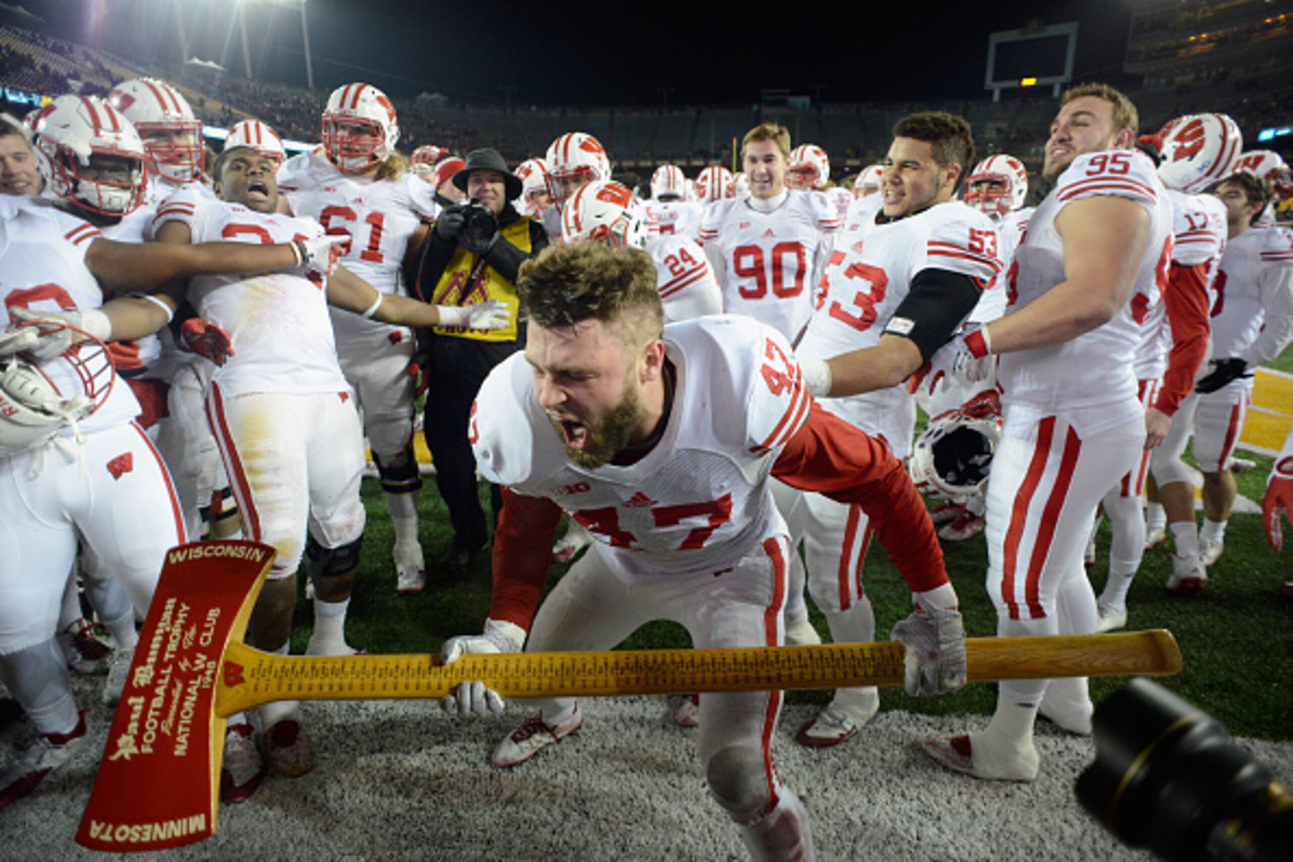 Wisconsin has done plenty of chopping down Minnesota with Paul Bunyan's Axe recently.
