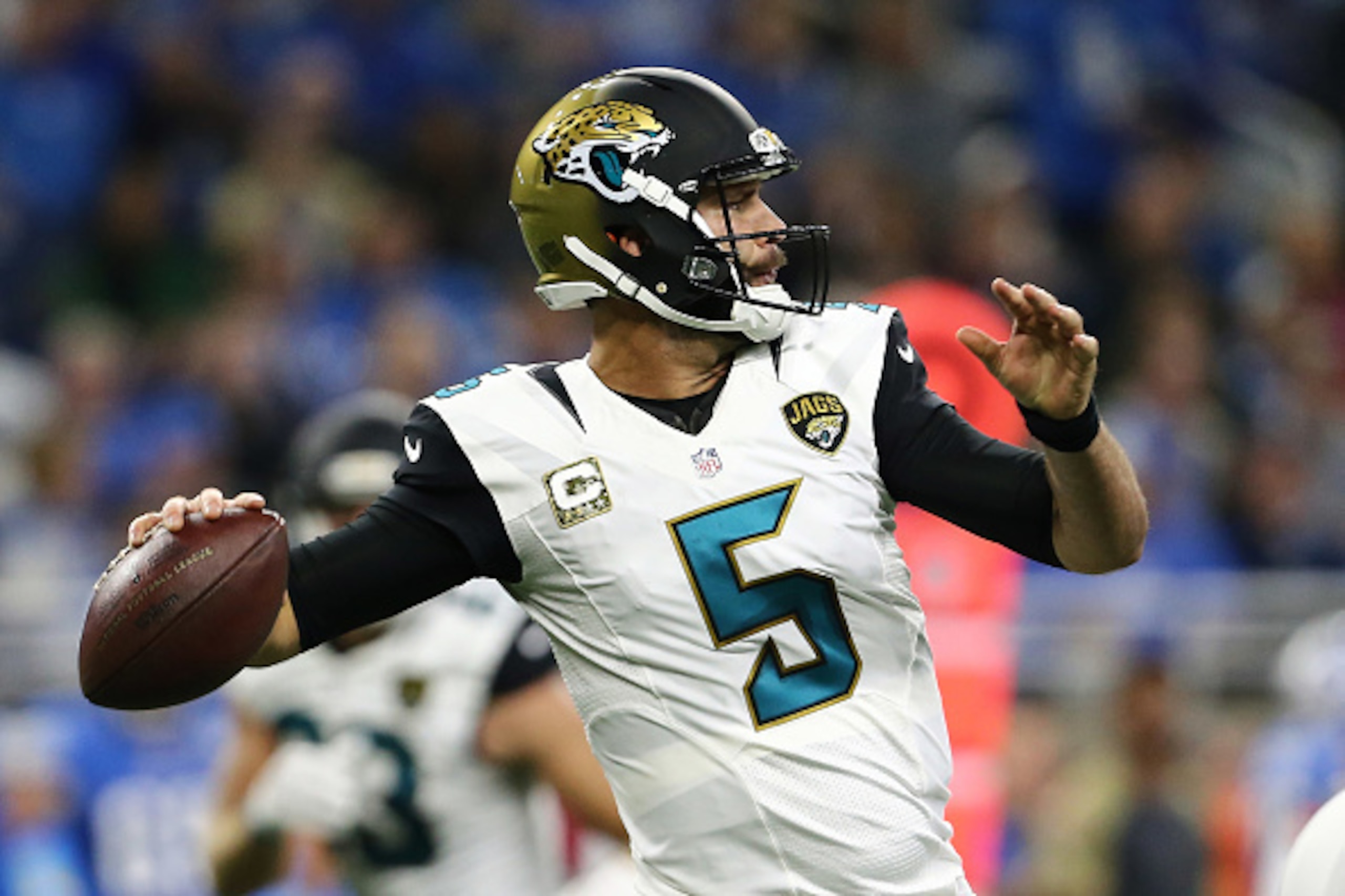 Blake Bortles has thrown 13 interceptions for the 2-8 Jacksonville Jaguars.