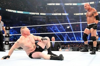 Brock Lesnar met his match in the form of Goldberg at Survivor Series.