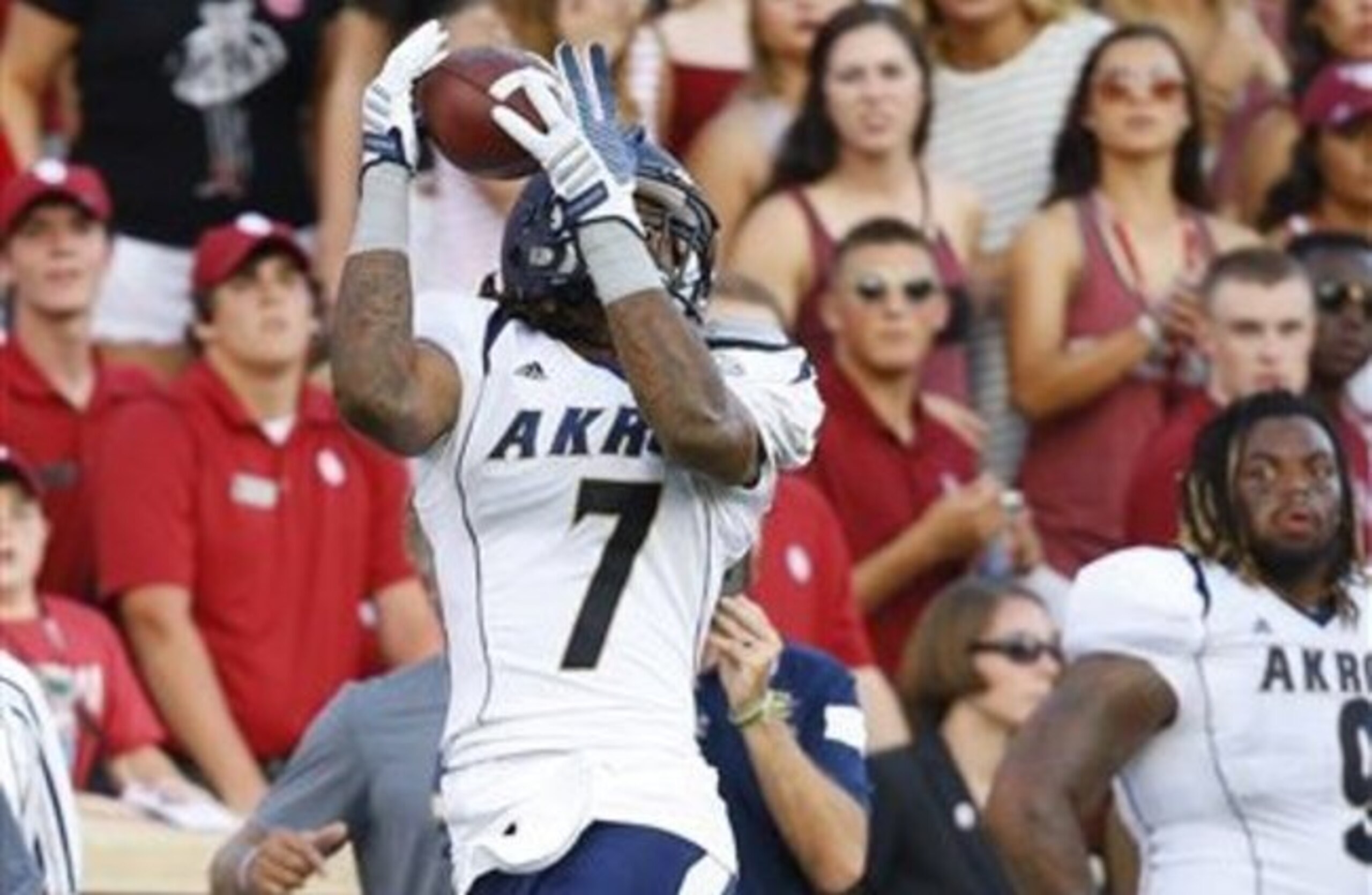 Tyrell Goodman used to be the best WR for the Zips. He has struggled as their QB.
