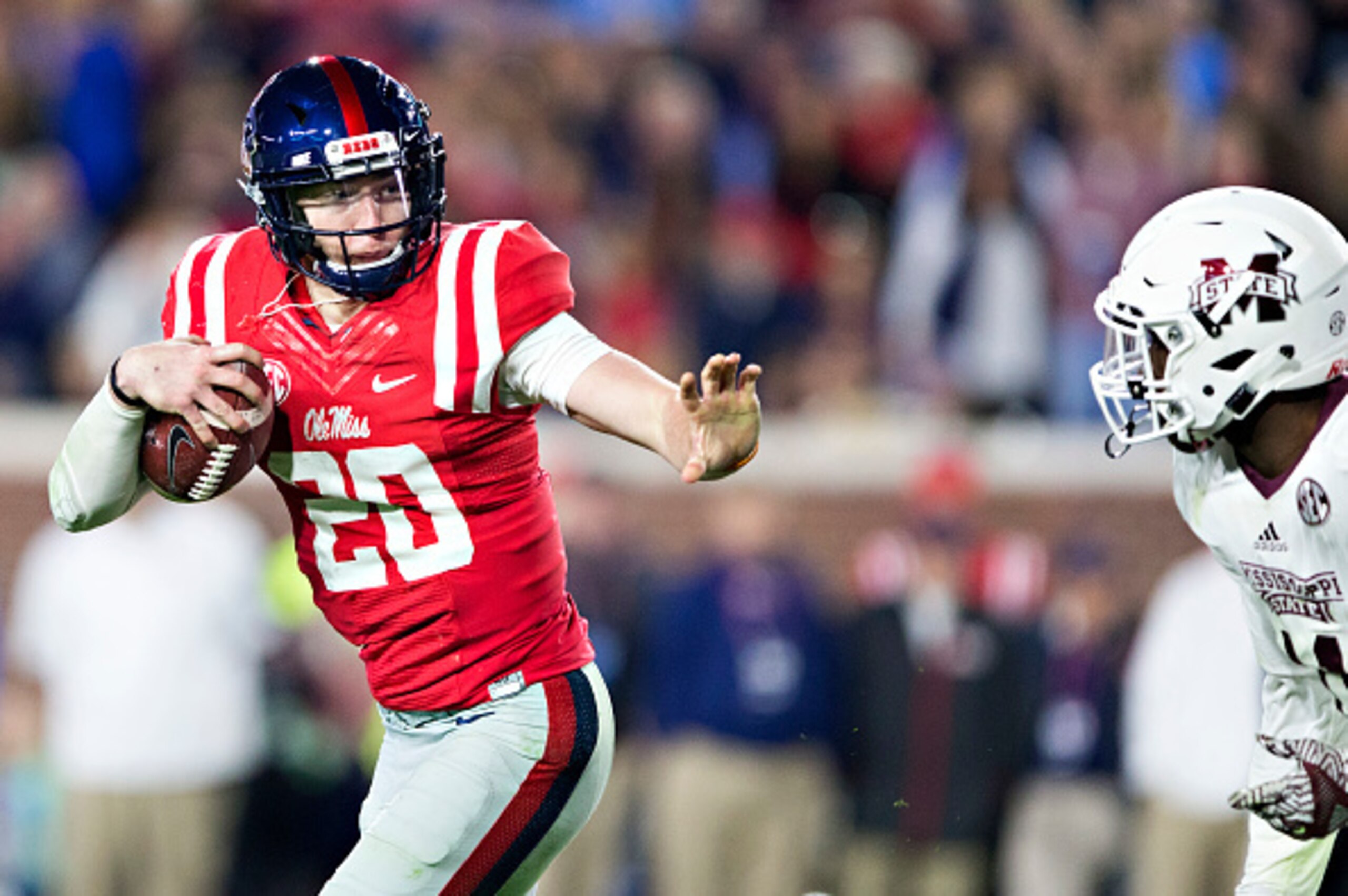 Shea Patterson may be a Heisman winner one day, but he won't be playing in a bowl game this year.