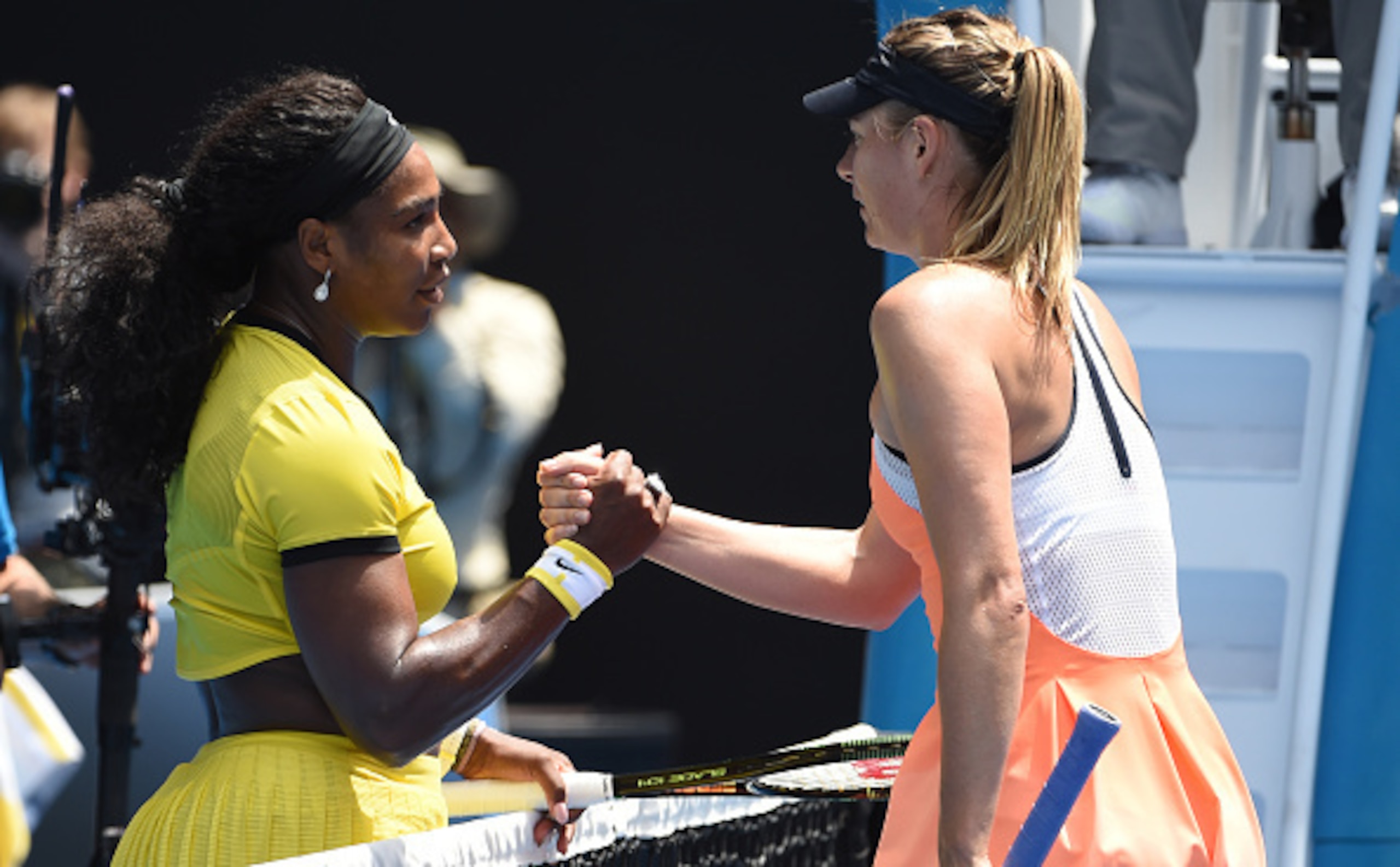 Maria Sharapova hasn't defeated Serena Williams since 2004.