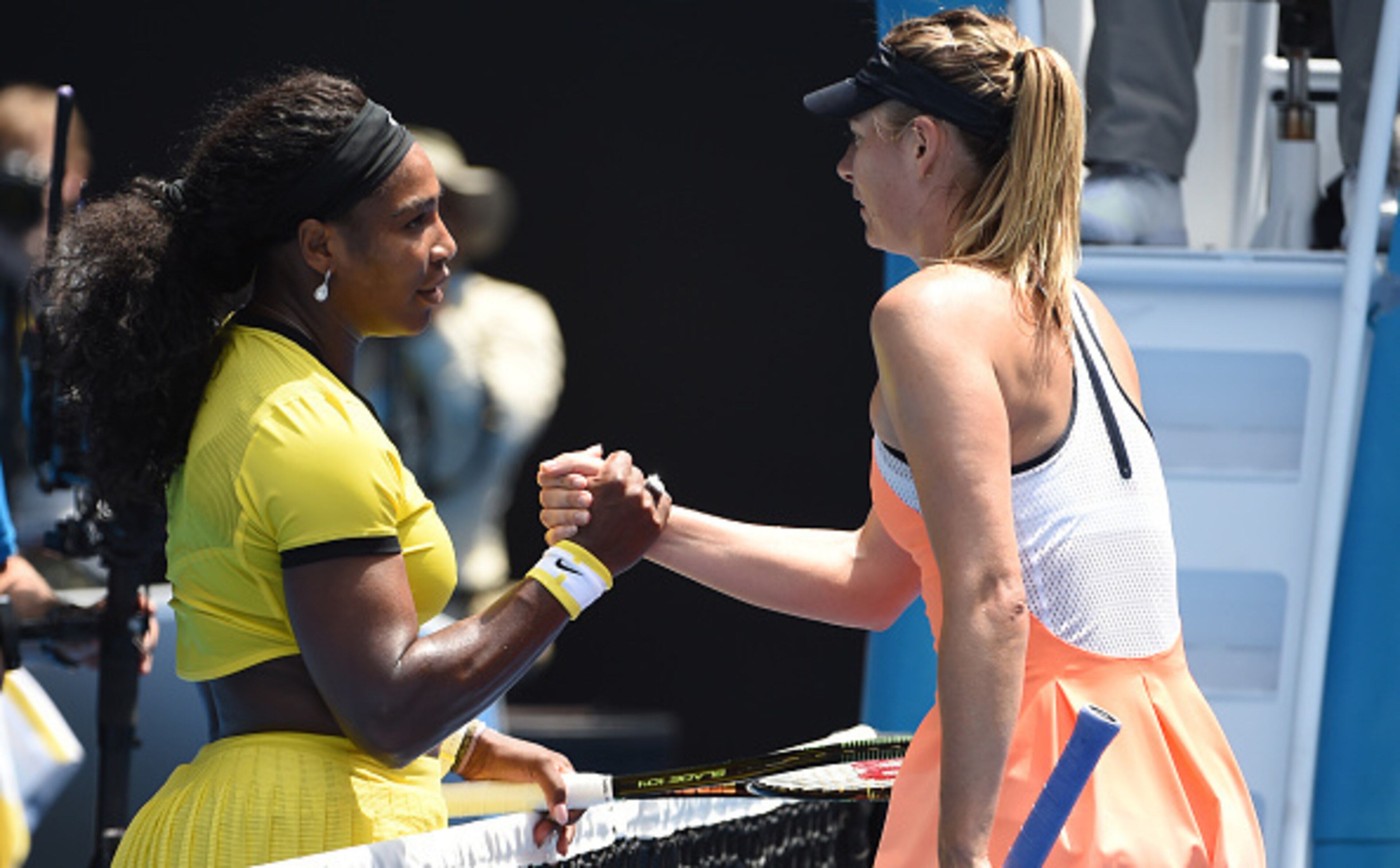 Maria Sharapova hasn't defeated Serena Williams since 2004.