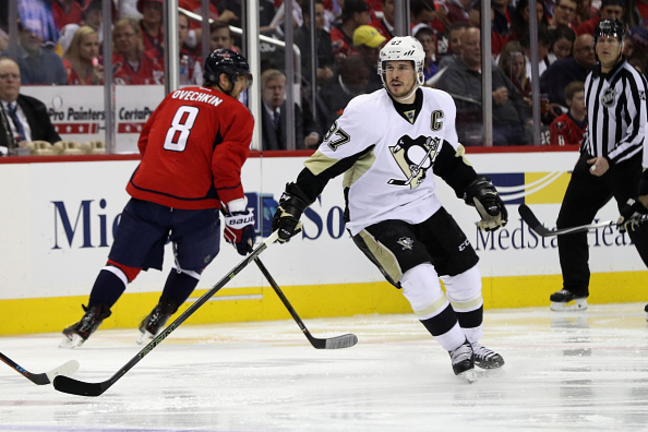 The Pittsburgh Penguins have won seven of their eight Stanley Cup playoff series against the Washington Capitals.