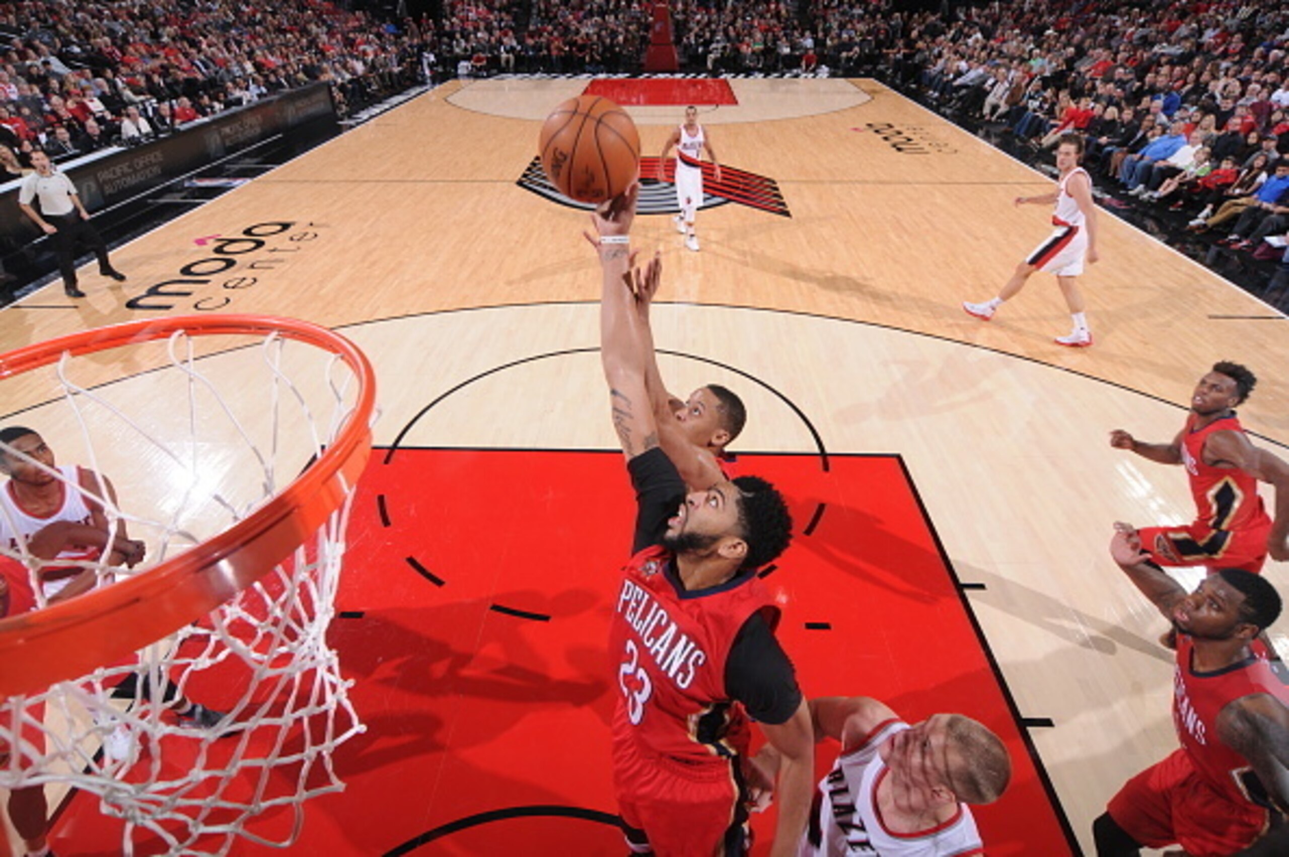 Anthony Davis makes the team for his shot-blocking prowess.