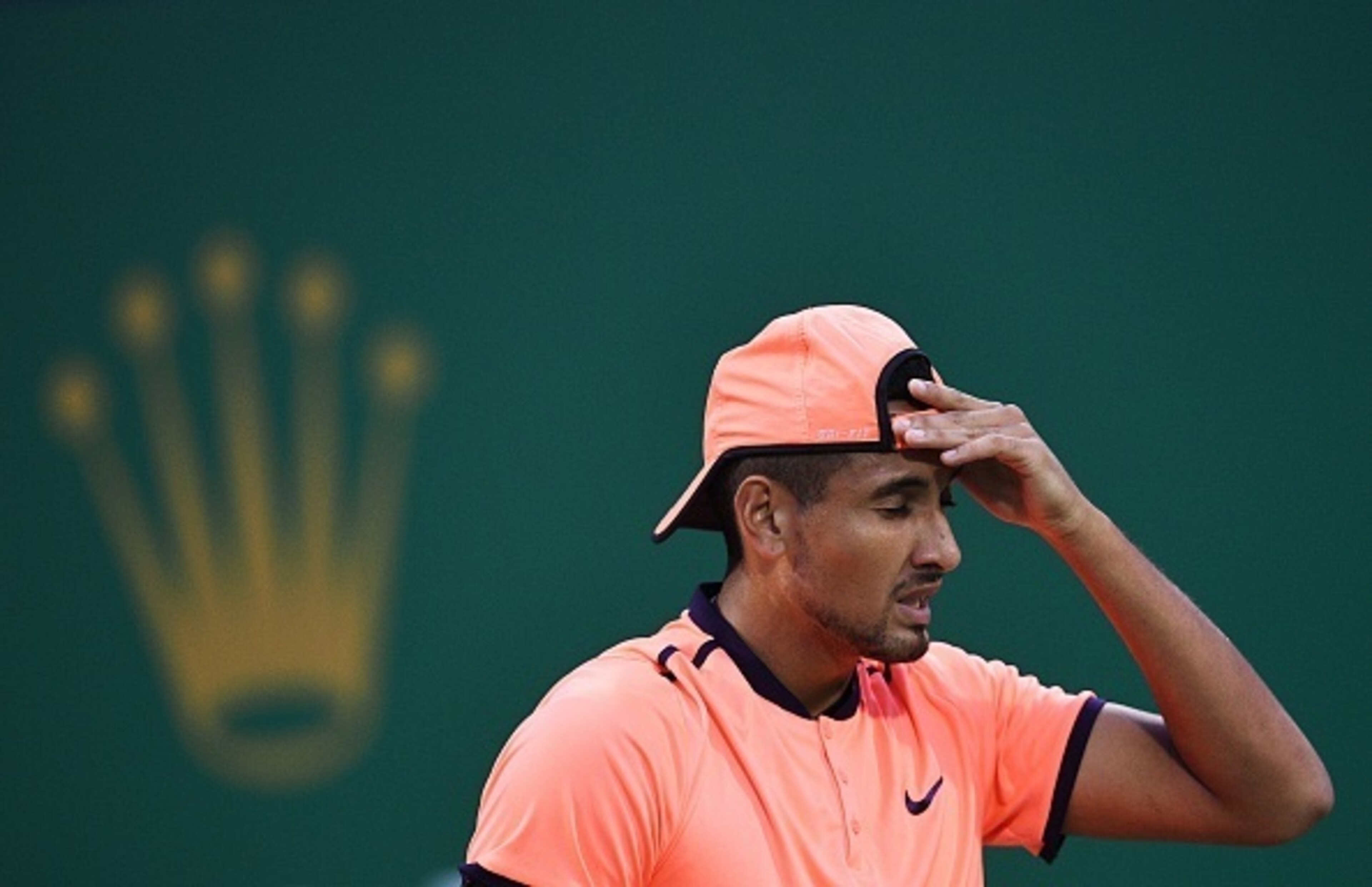 Nick Kyrgios during the 2016 Shanghai Masters.