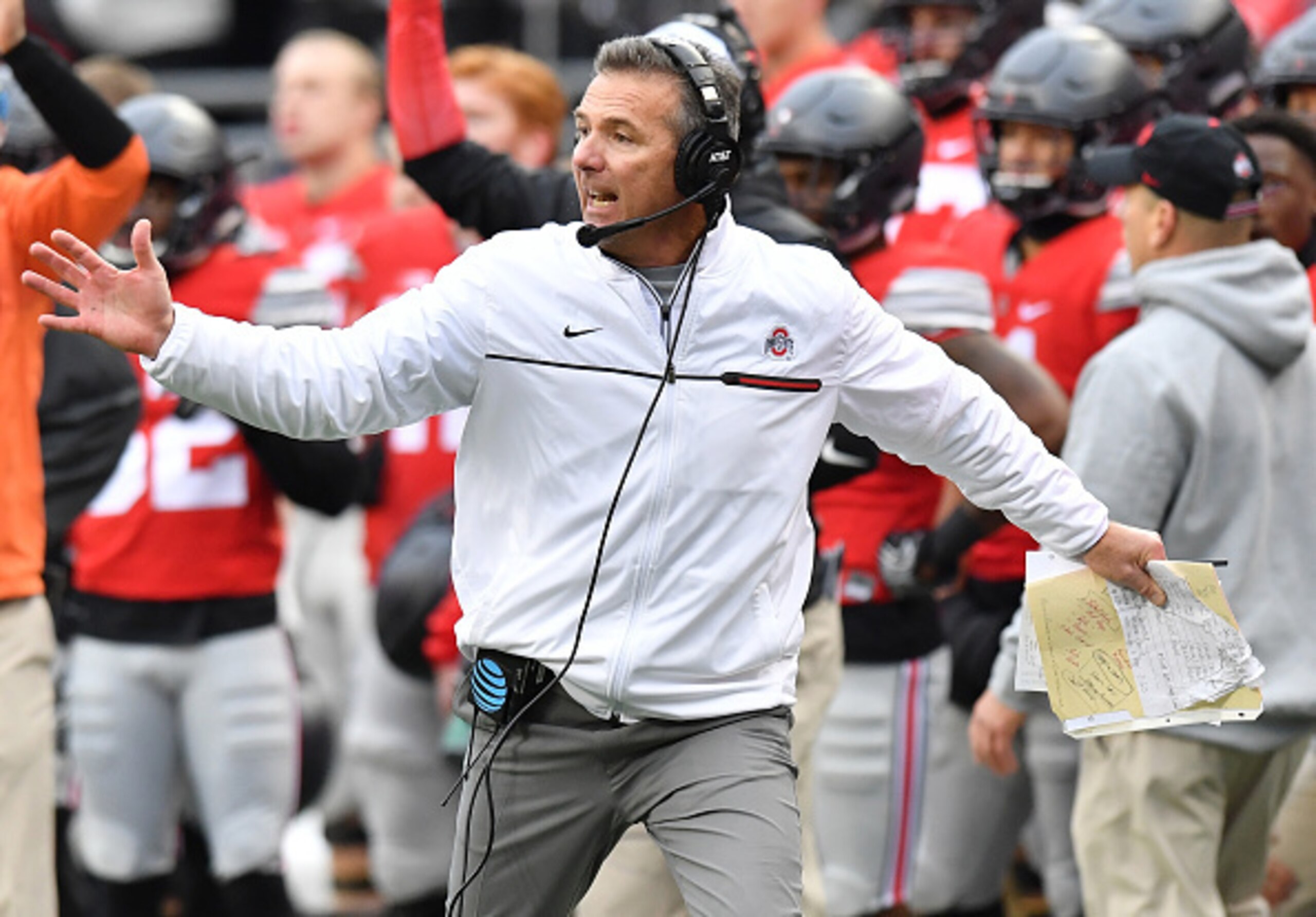 Urban Meyer had a grandchild on Selection Sunday. It was already walking by the time ESPN's selection show ended.