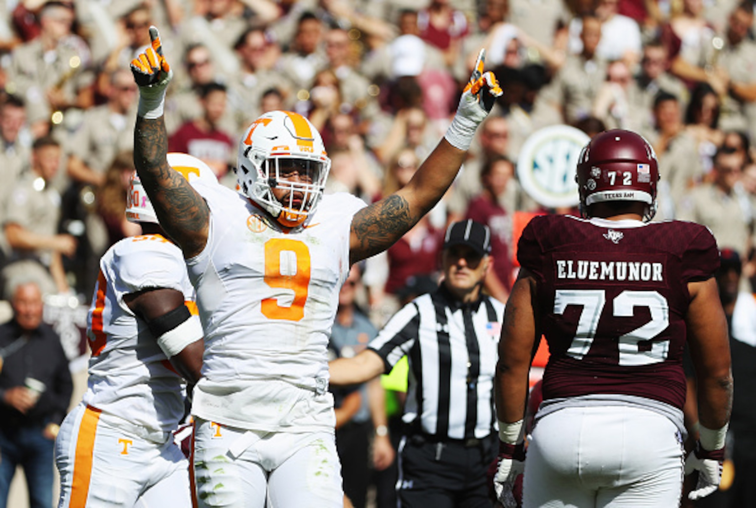Defensive end Derek Barnett is one of the most feared pass rushers in America.
