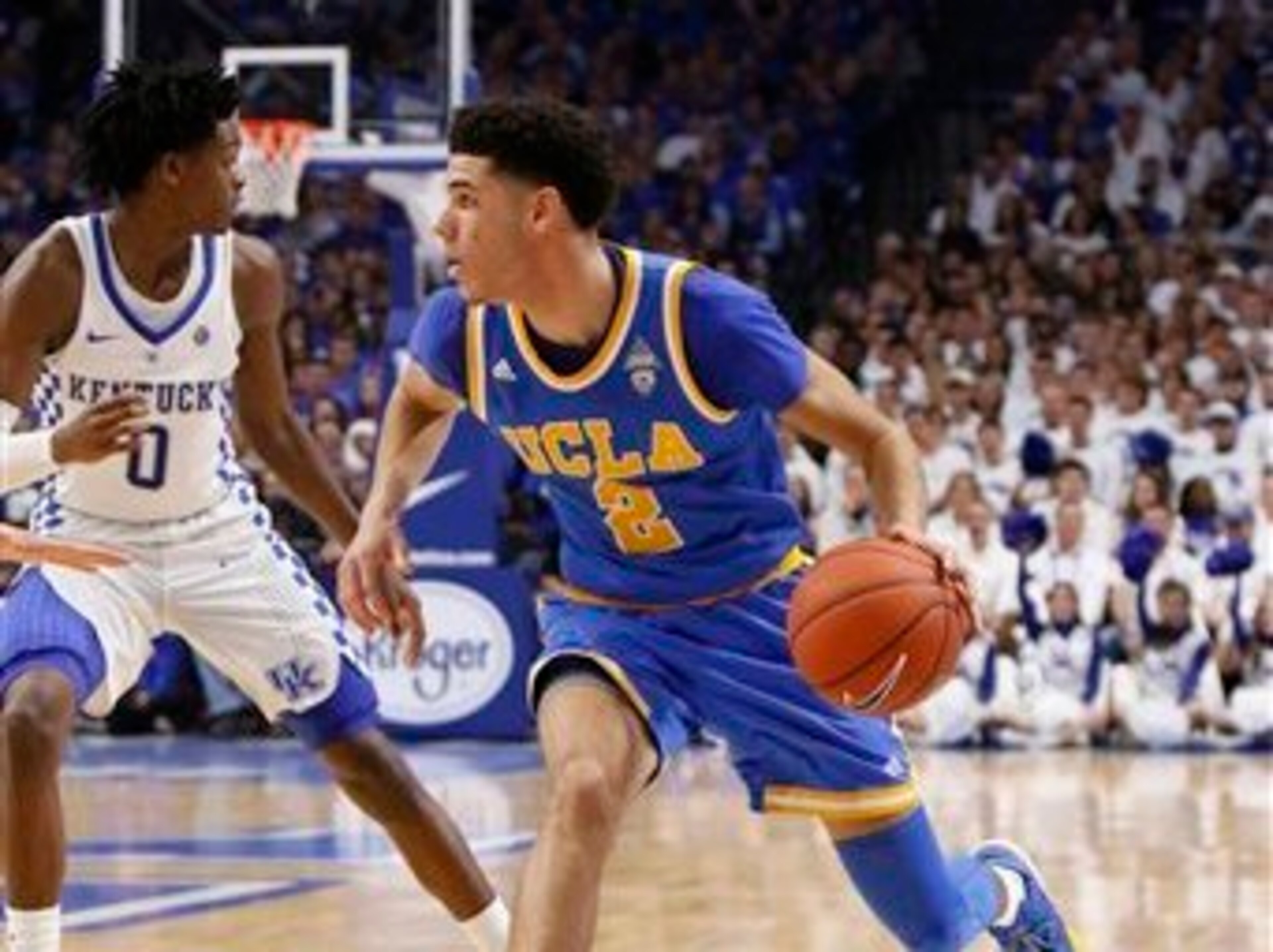 Lonzo Ball has UCLA near the top of the AP rankings.