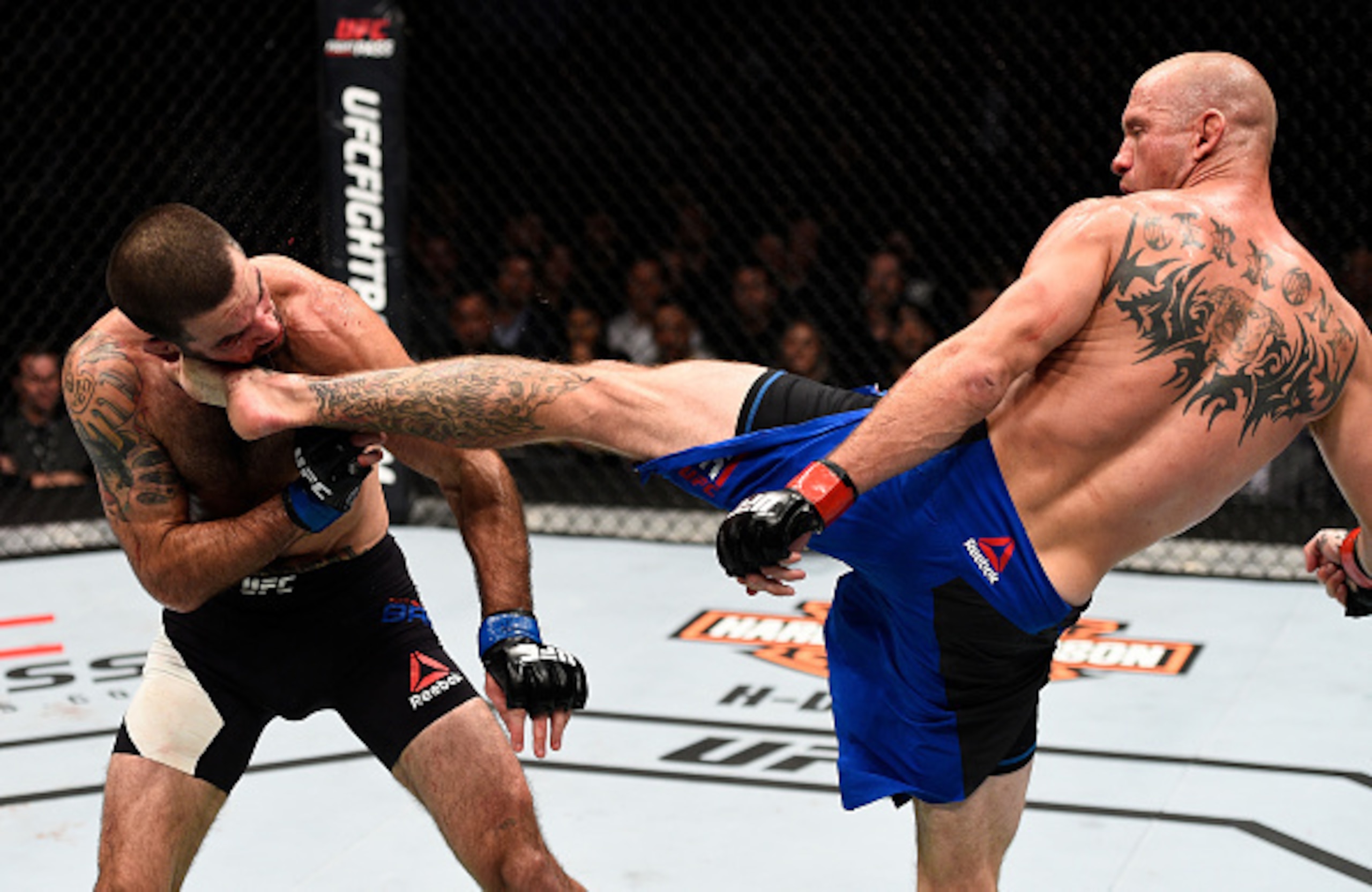 Donald Cerrone (right) and Matt Brown