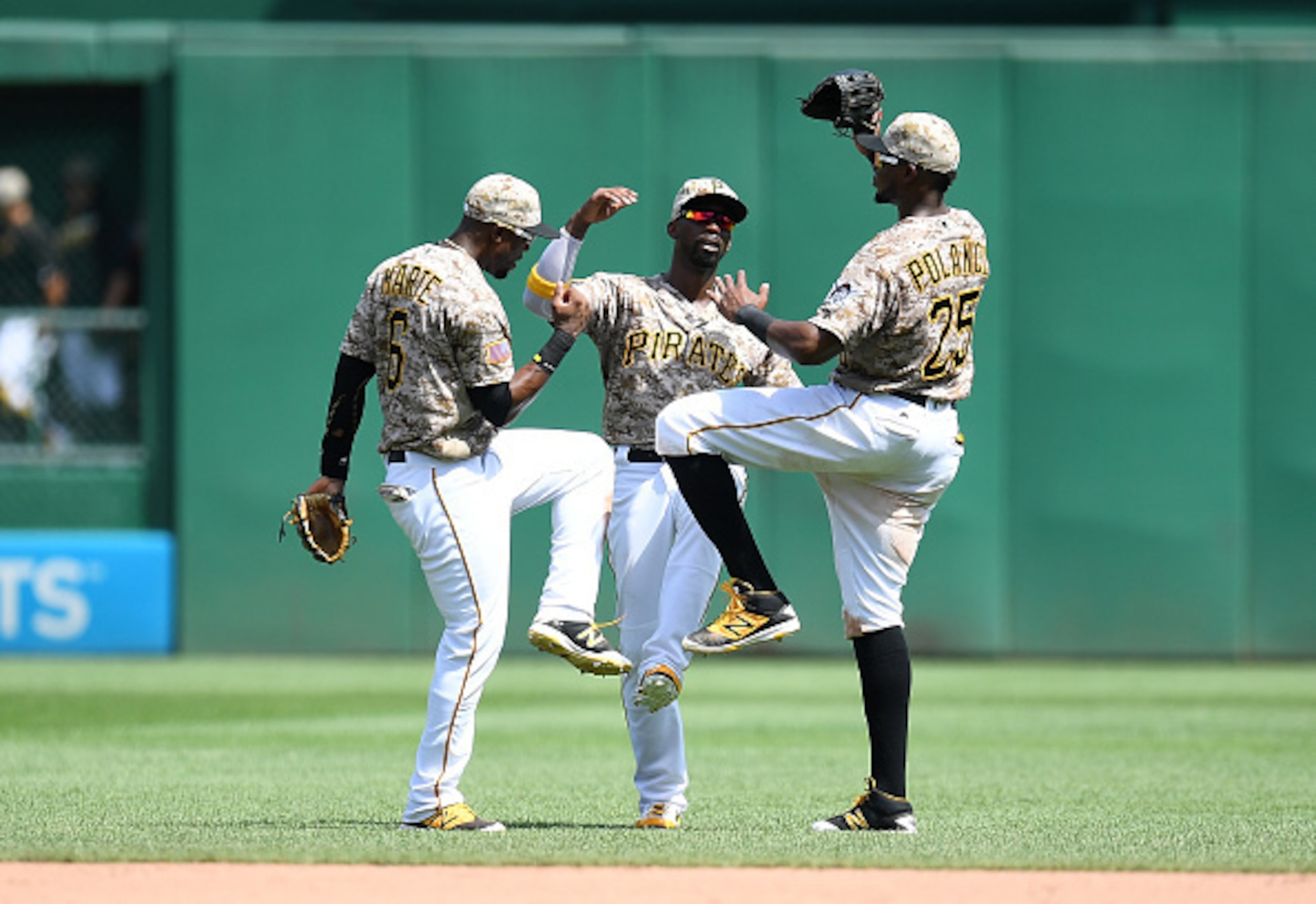 Starling Marte and Gregory Polanco surpassed Andrew McCutchen as the Pittsburgh Pirates' most productive outfielders. Starling Marte and Gregory Polanco surpassed Andrew McCutchen as the Pittsburgh Pirates' most productive outfielders.