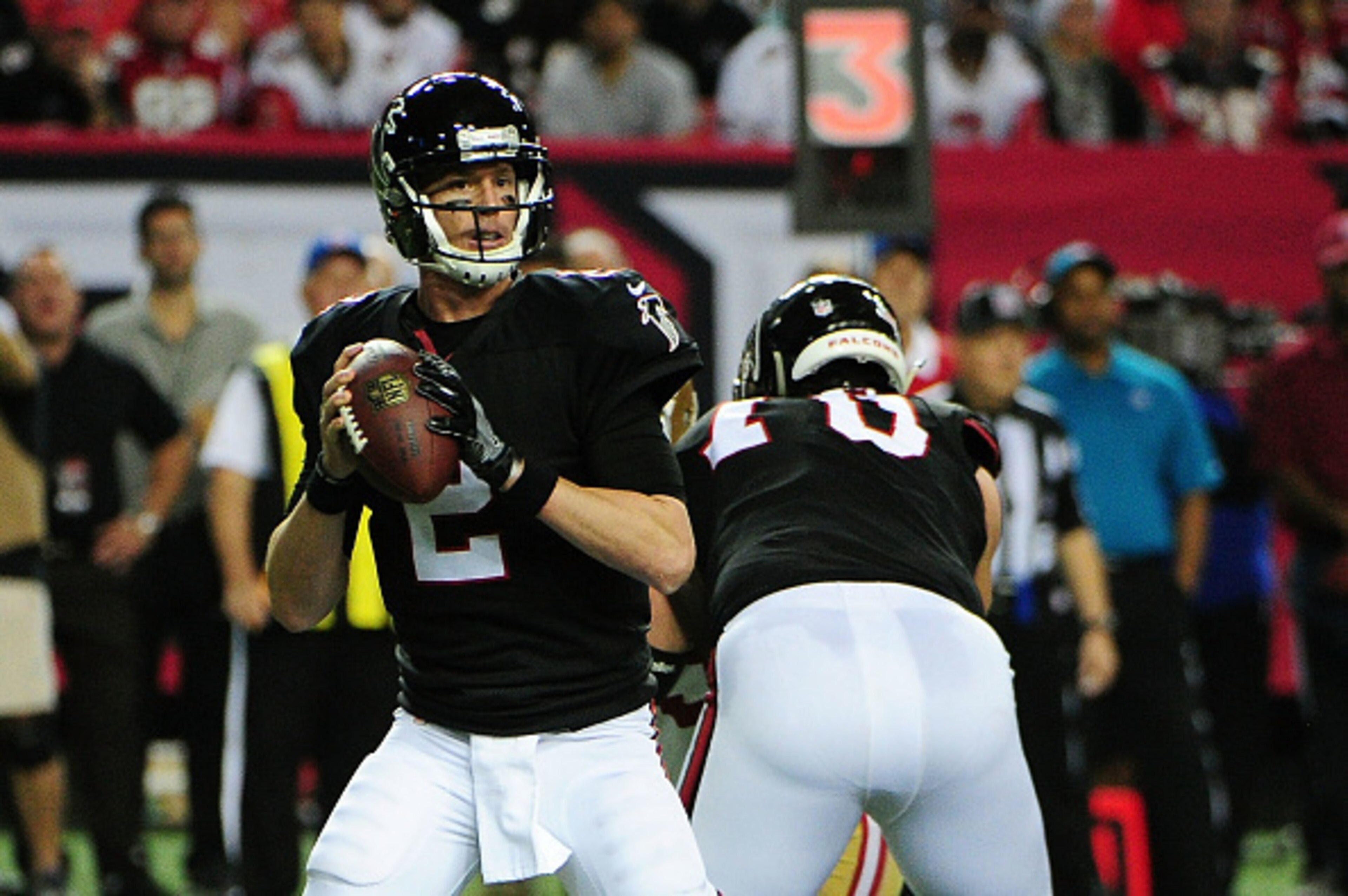 Matt Ryan and the Falcons look to continue their chase for the NFC South title.