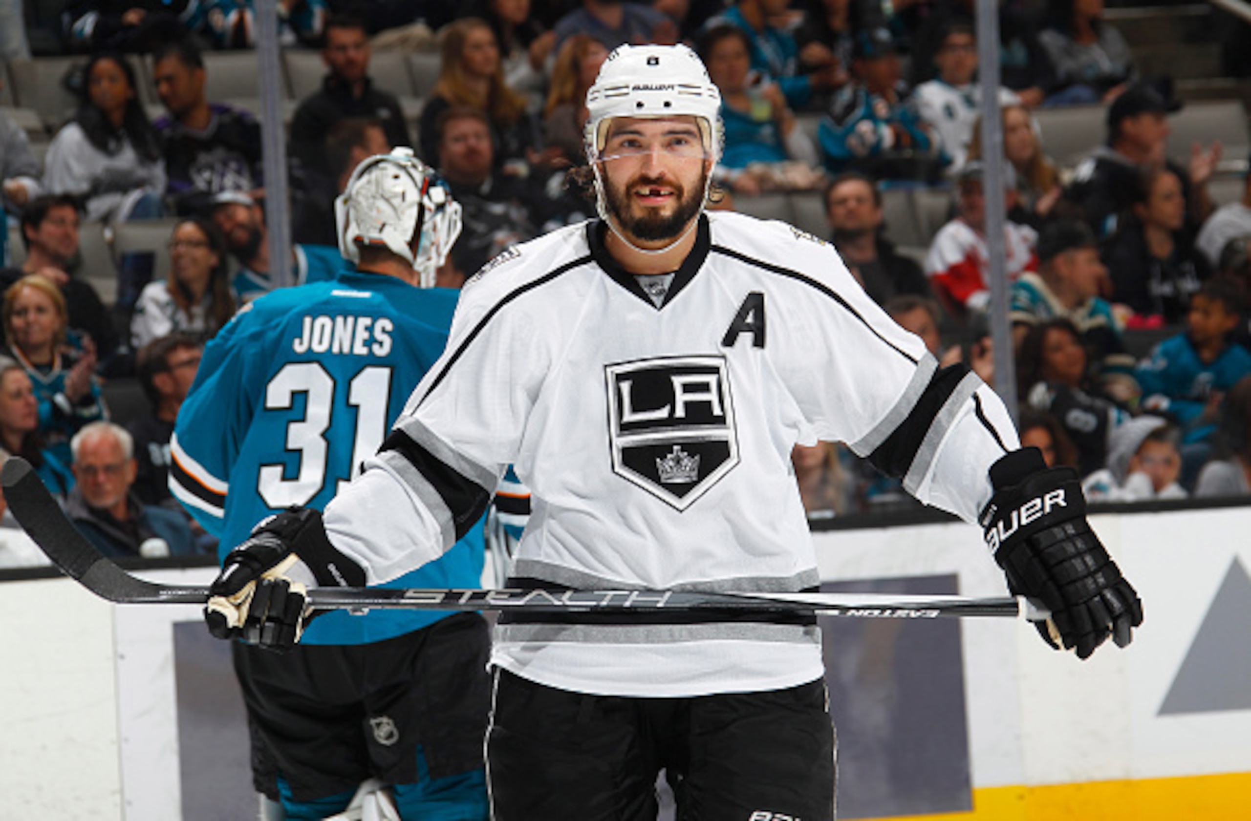Drew Doughty's Los Angeles Kings are barely hanging on in the NHL's Western Conference playoff race. Drew Doughty's Los Angeles Kings are barely hanging on in the NHL's Western Conference playoff race.