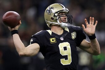 Drew Brees and the Saints will look to spoil Atlanta's run at the No. 2 seed.