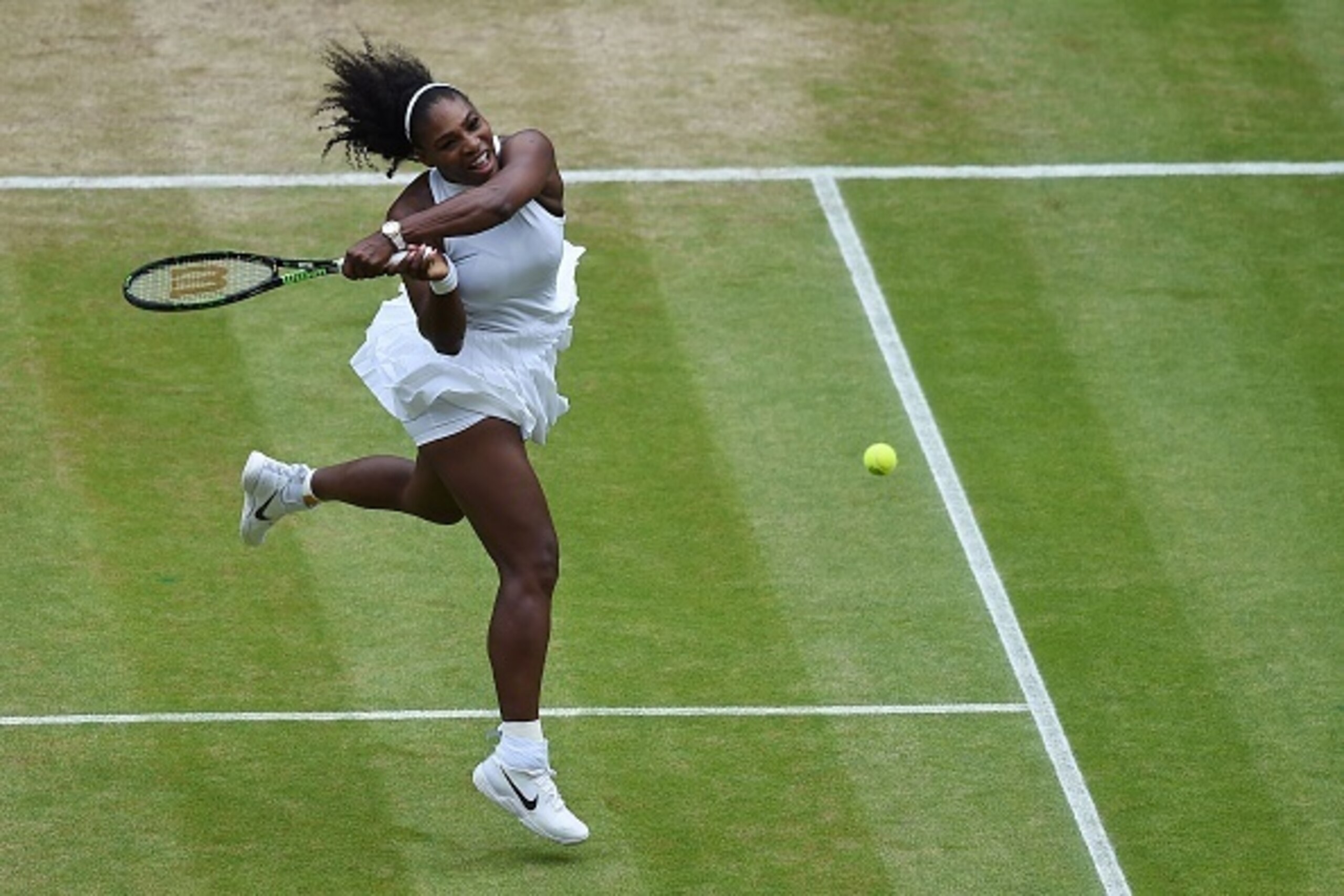 Serena Williams is tied for Steffi Graf with 22 Grand Slam singles titles.