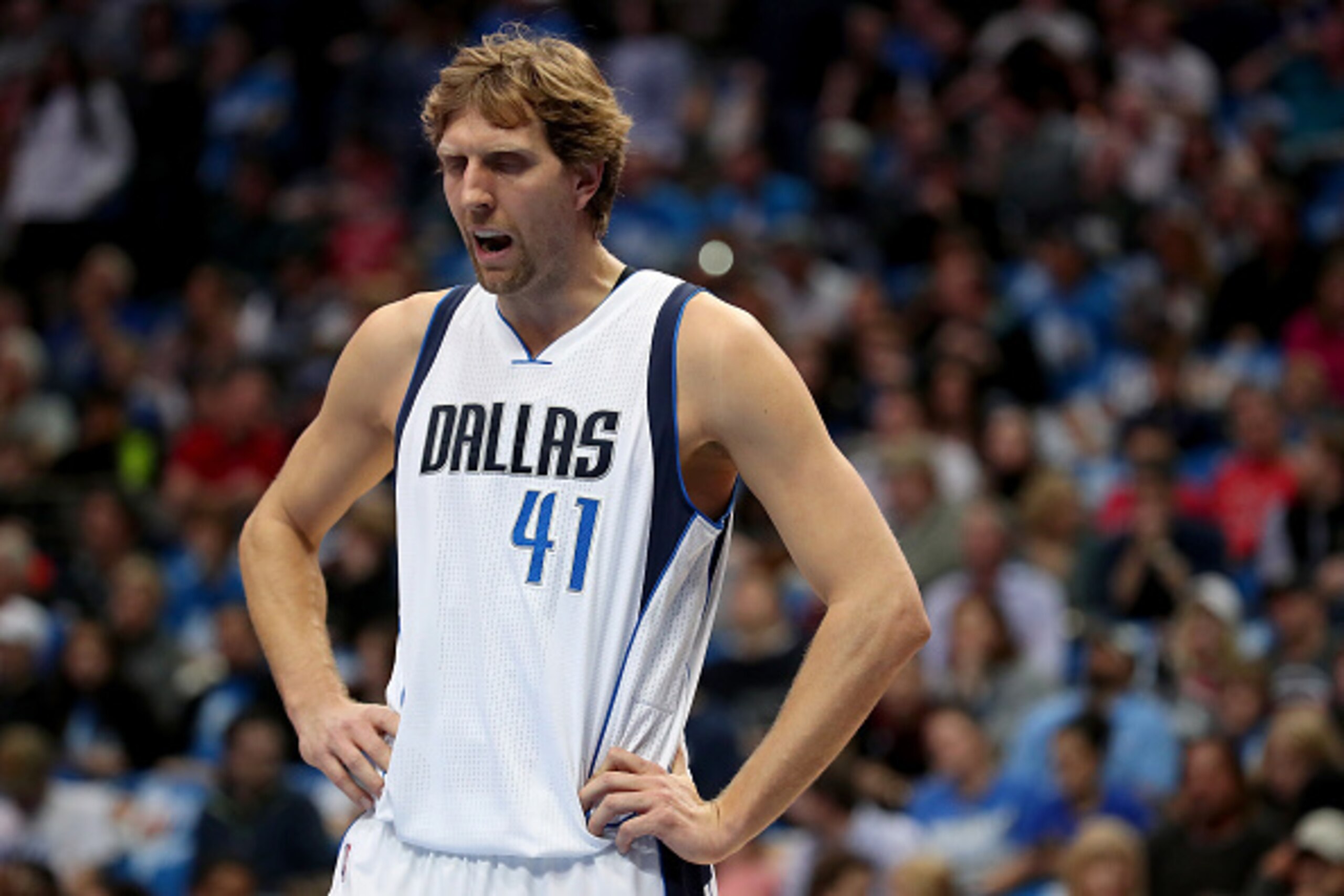 Dirk Nowitzki addressed the possibility of retiring in 2017.