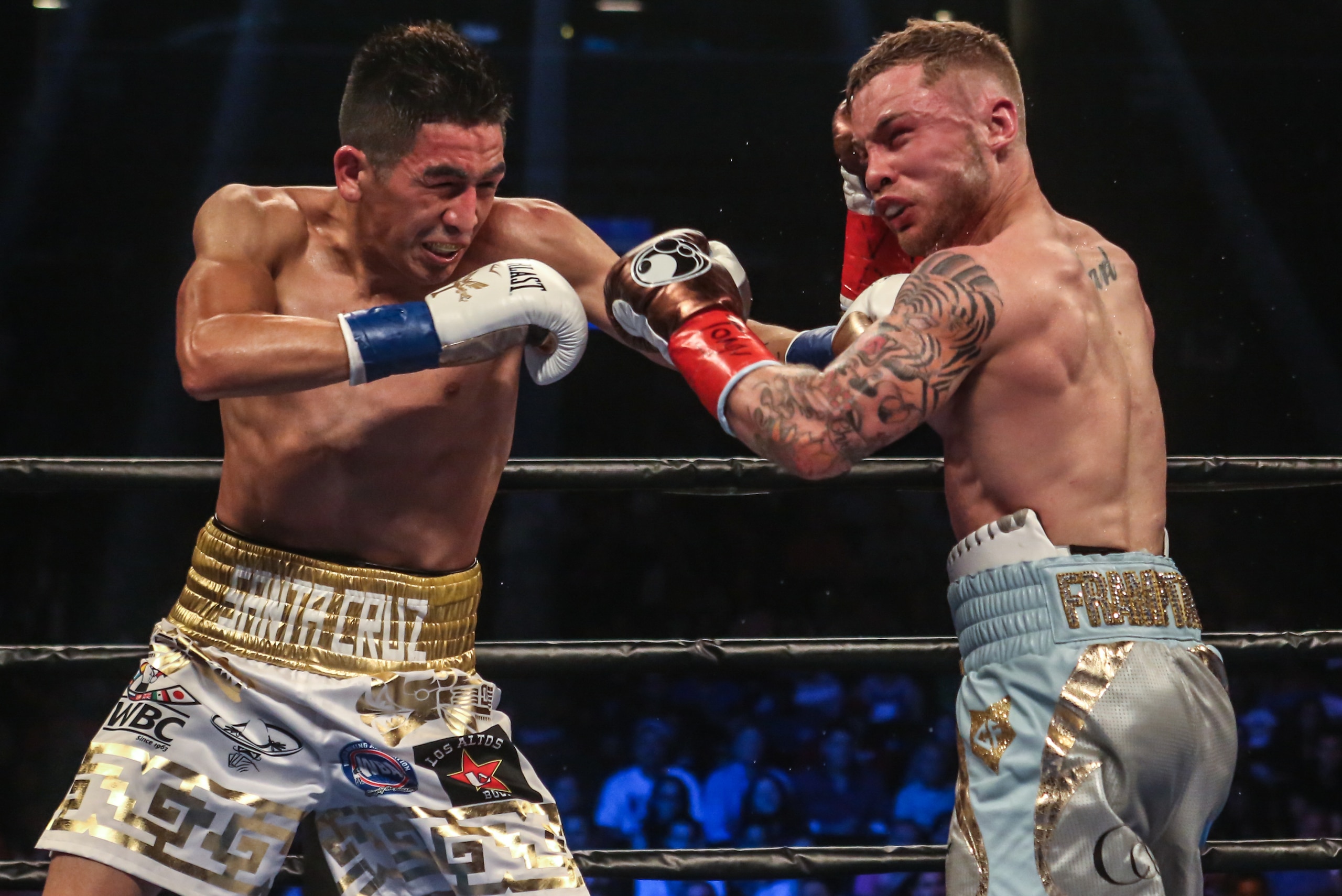 Leo Santa Cruz and Carl Frampton put on quite a show in their first meeting.