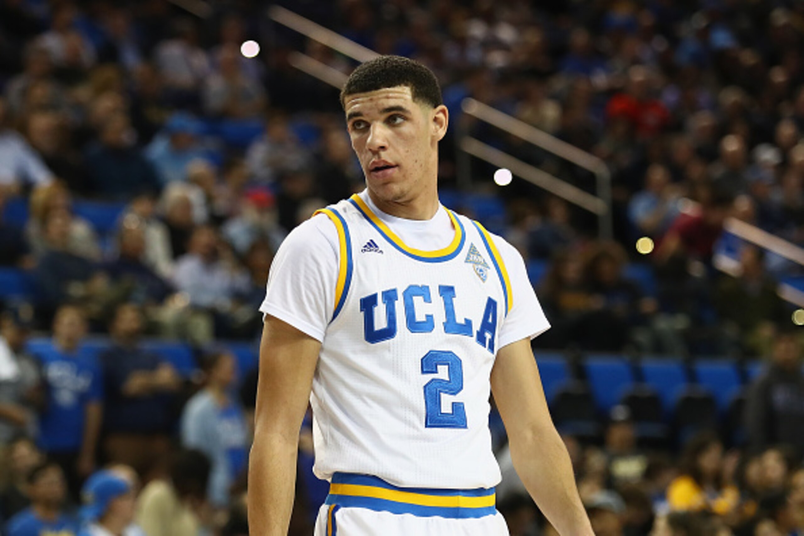Lonzo Ball and the Bruins slipped two spots to No. 4.