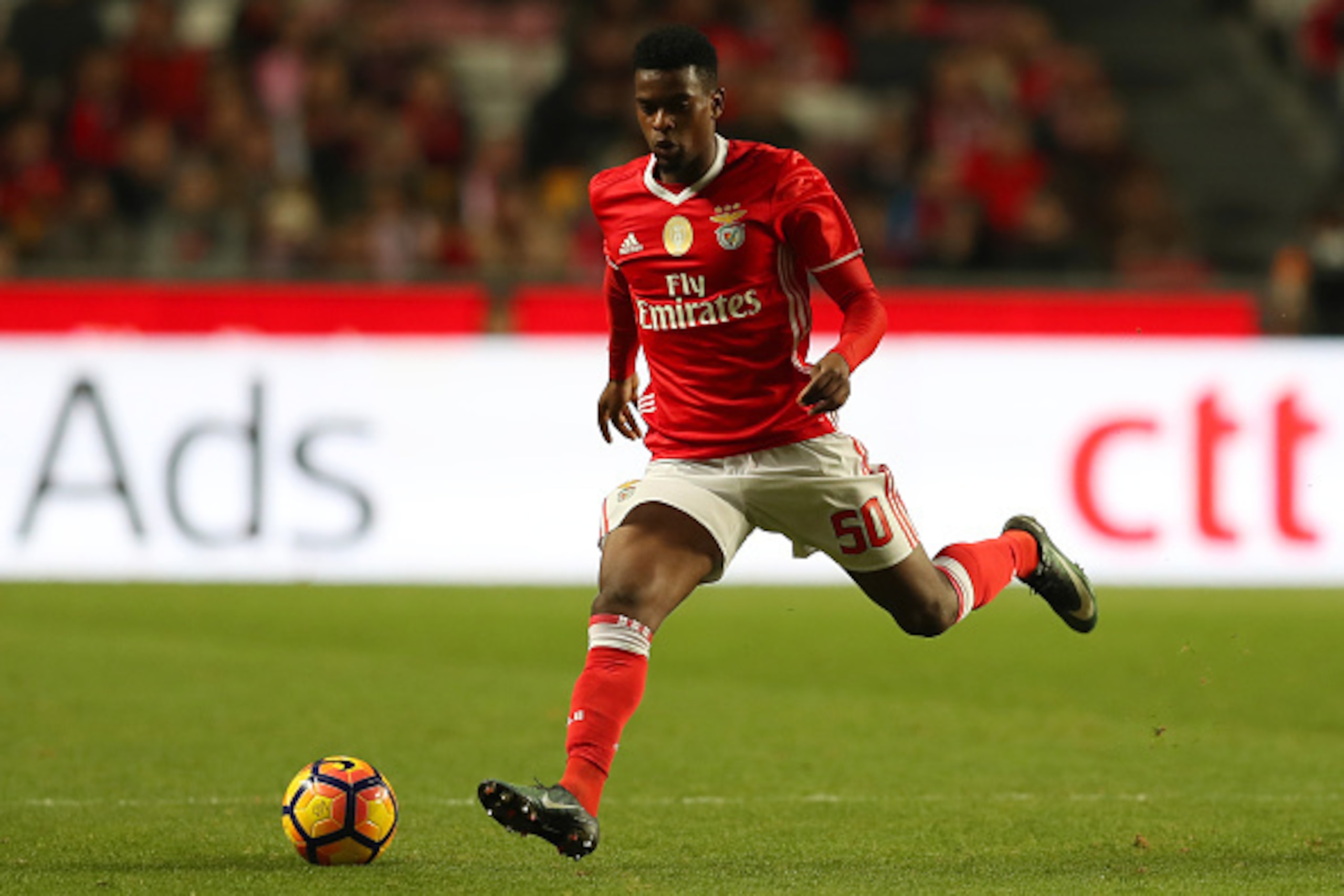 Nelson Semedo in action for Benfica.