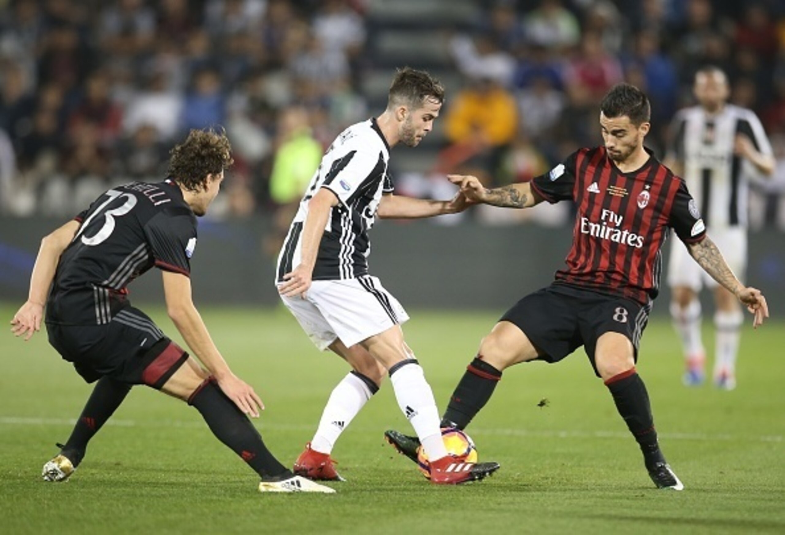 Miralem Pjanic has impressed in both Ligue 1 and Serie A.
