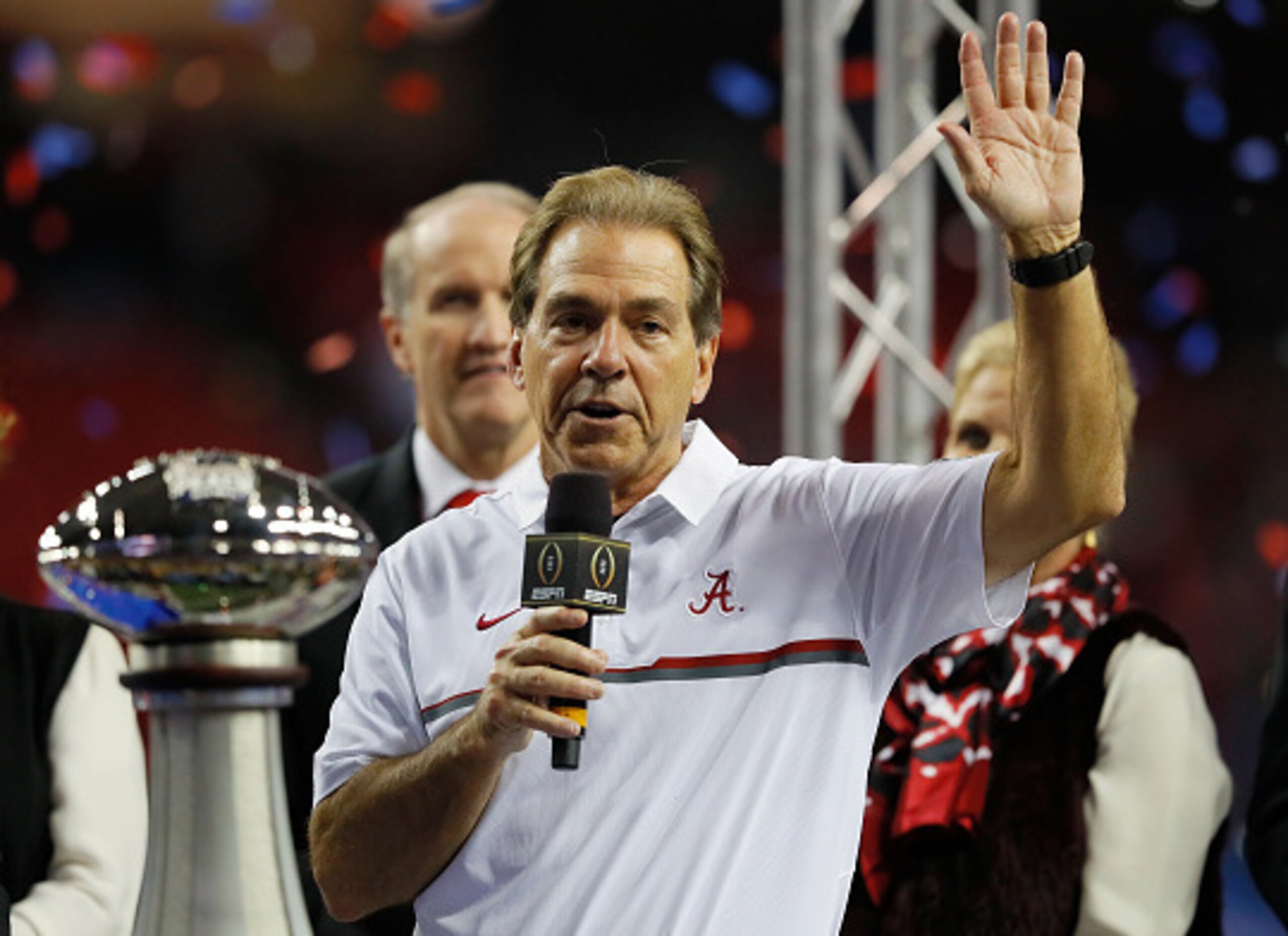 Alabama head coach Nick Saban