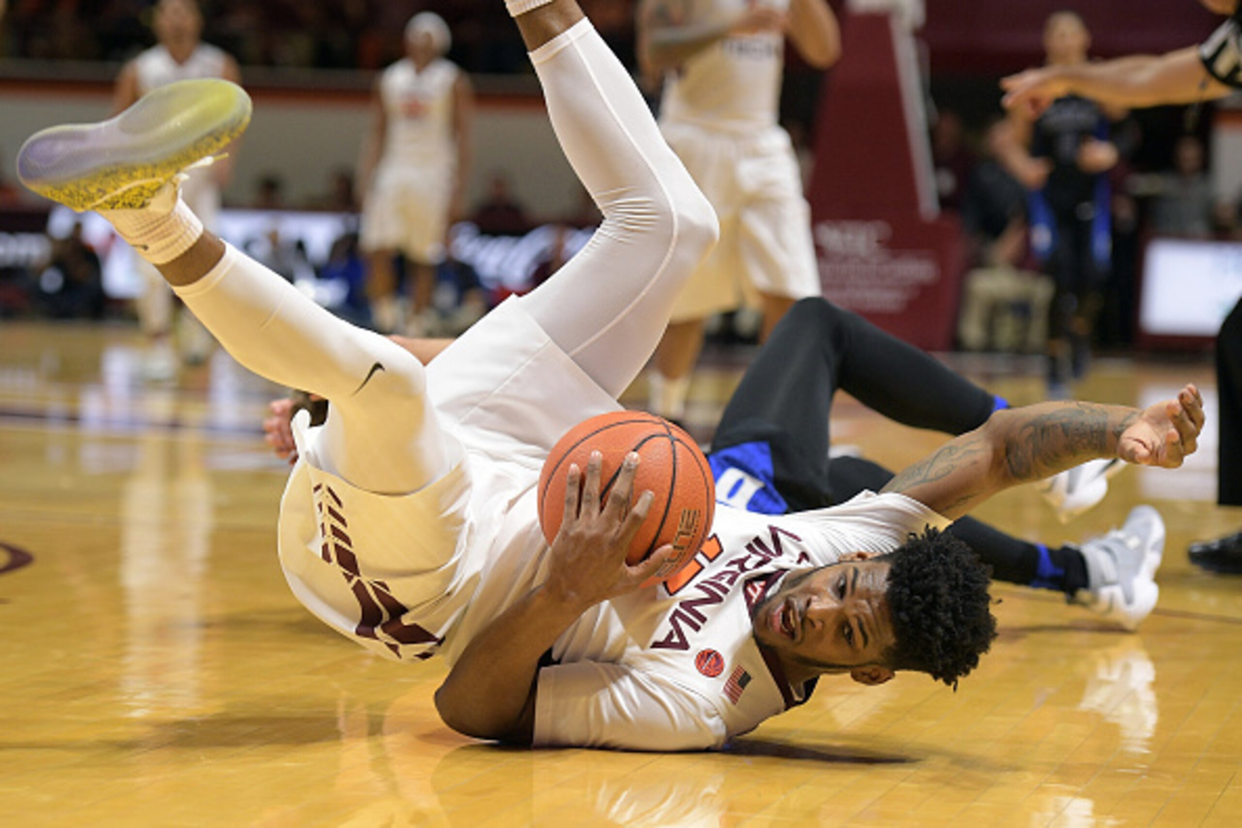 Ahmed Hill and the Hokies tumbled out of the Top 25.