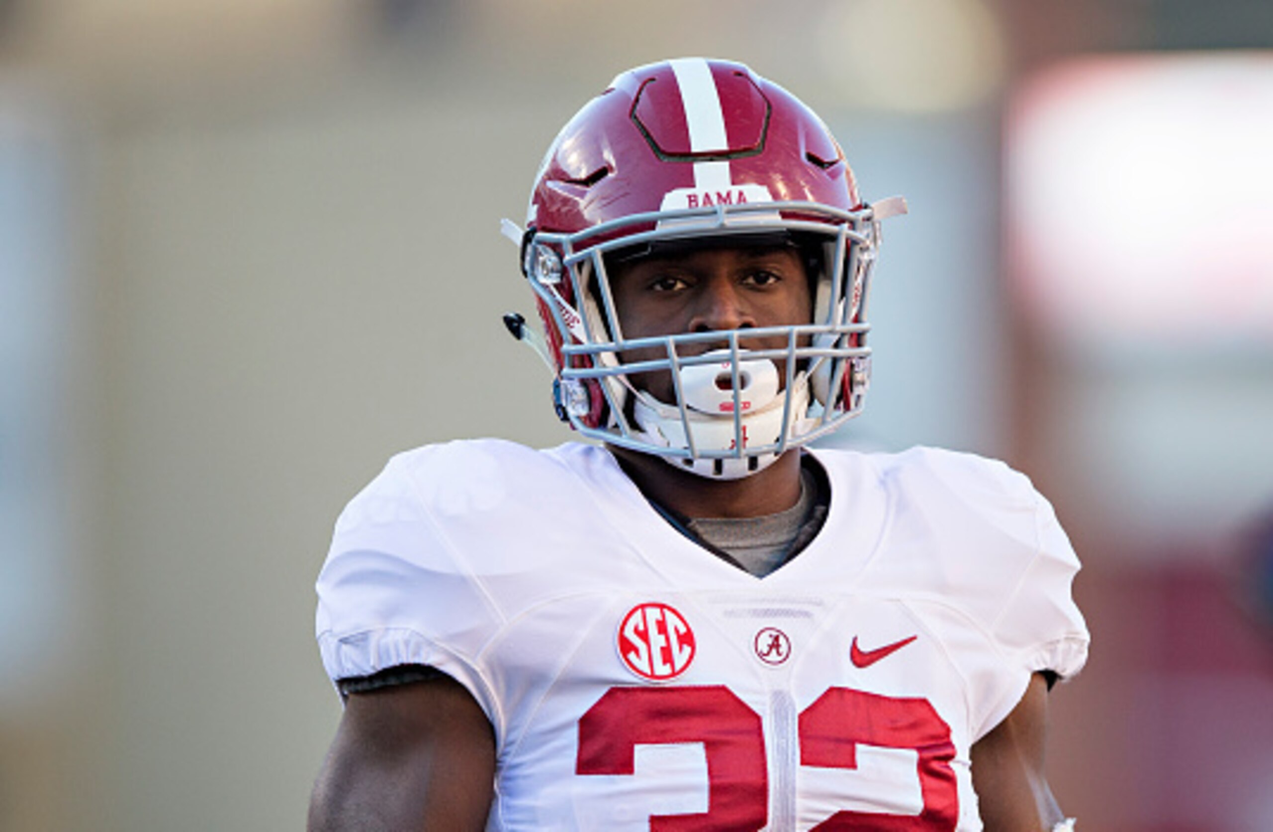 Alabama linebacker Rashaan Evans was credited with 11 tackles in the national championship game.