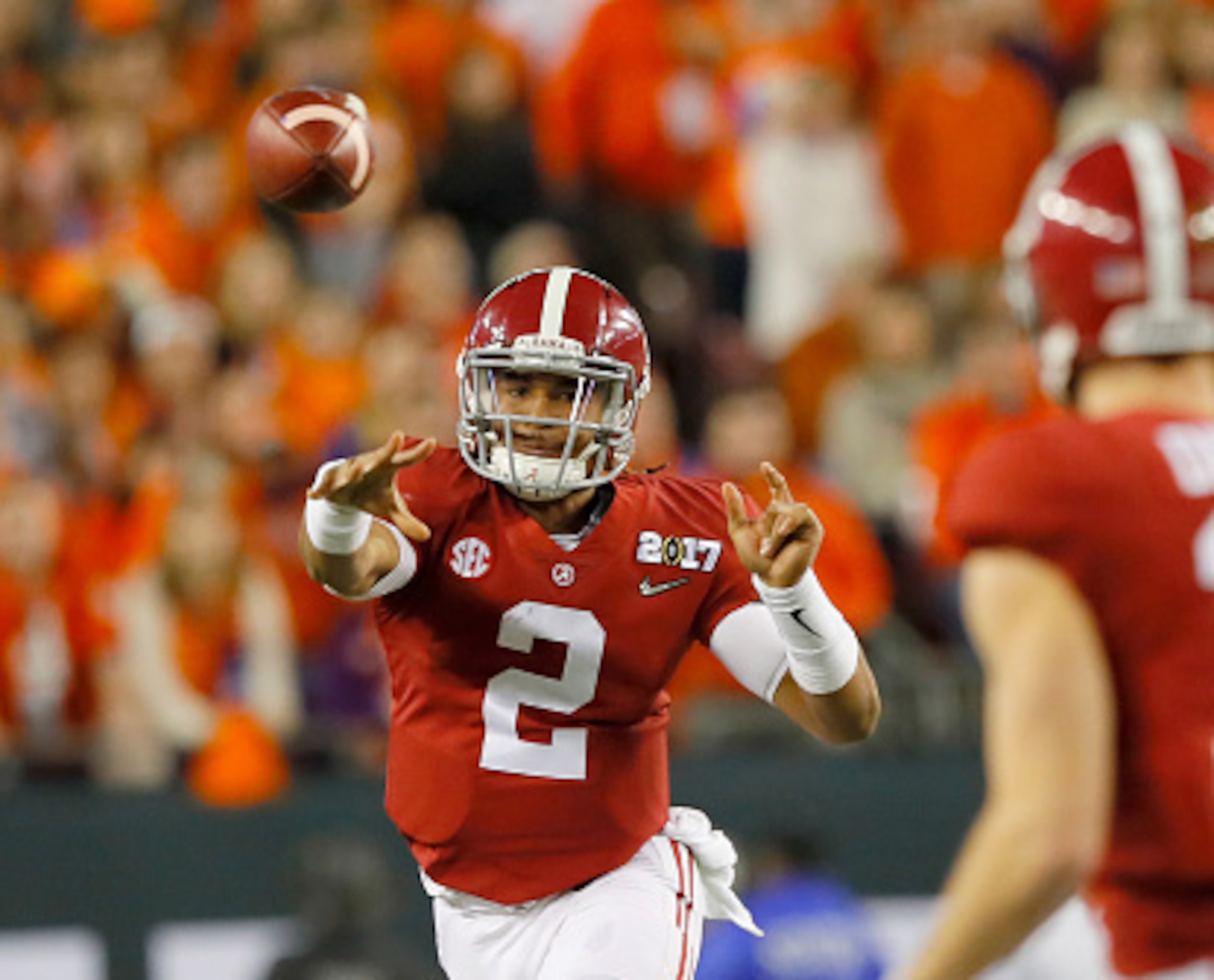 Jalen Hurts was named the SEC Offensive Player of the Year by both the coaches and the Associated Press.