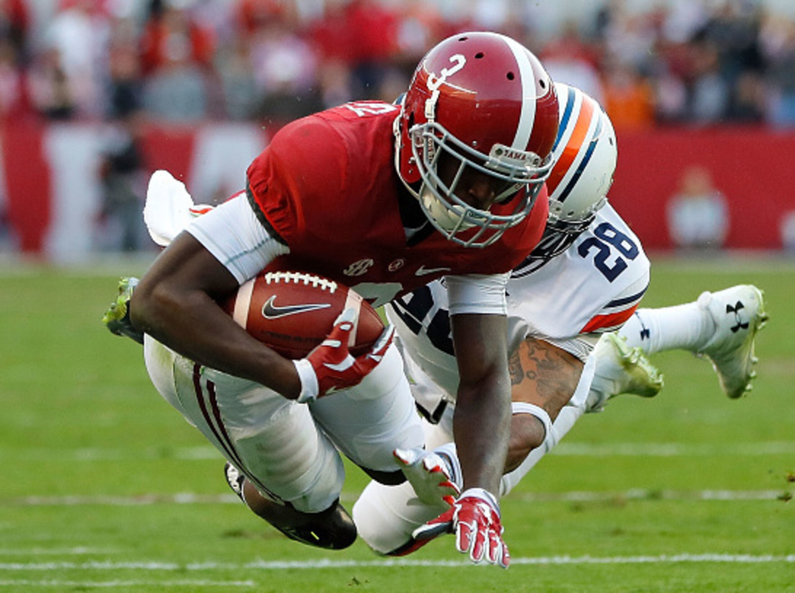 Calvin Ridley made 72 catches for 769 yards and seven touchdowns as a sophomore.