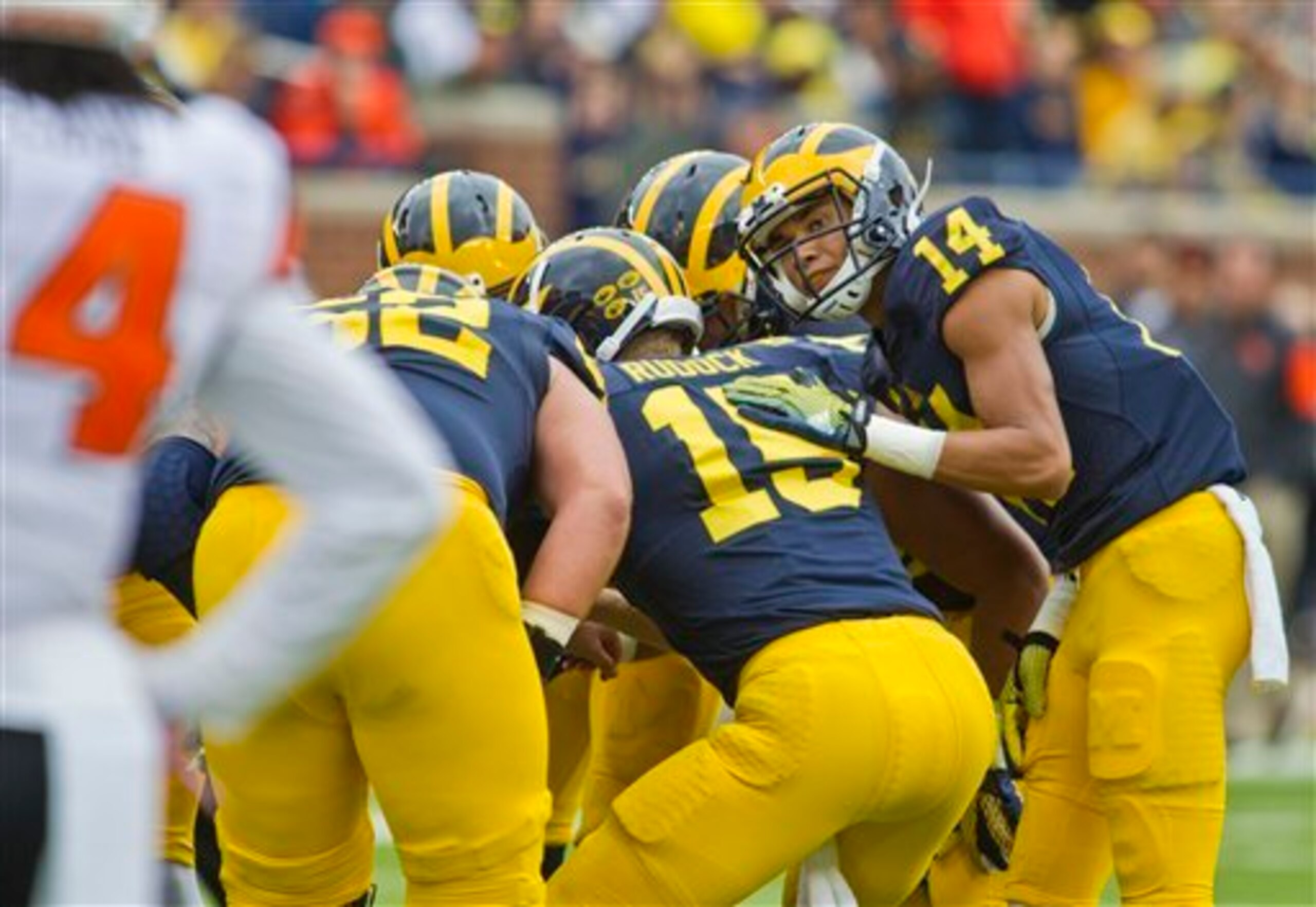 Drake Harris is ready to take advantage of his chances in Michigan's offense.