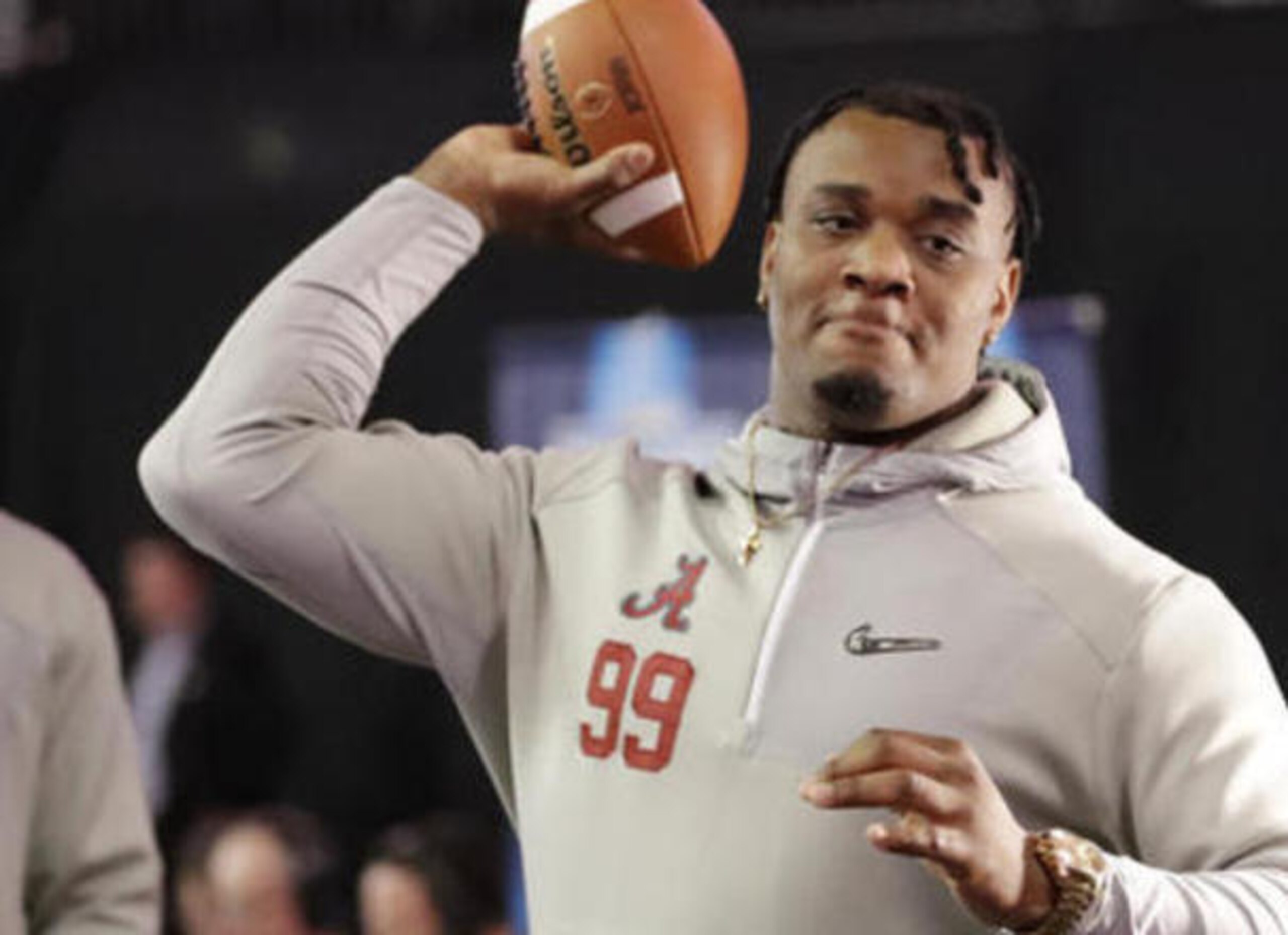 Raekwon Davis is one of those players who will make opposing fans wonder where Alabama gets these recruits.