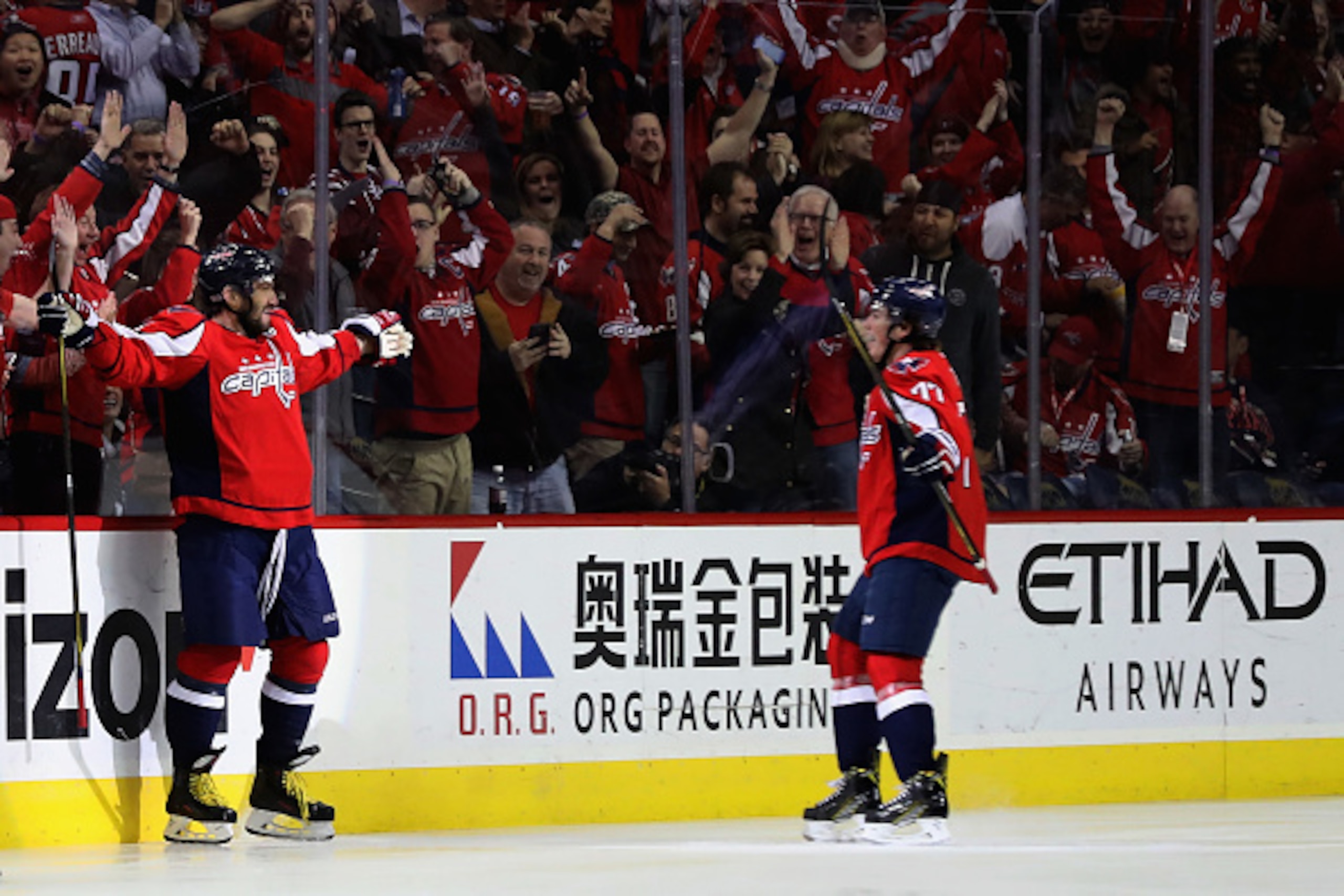 There have been plenty of reasons for Alex Ovechkin and his Washington Capitals to whoop it up of late.