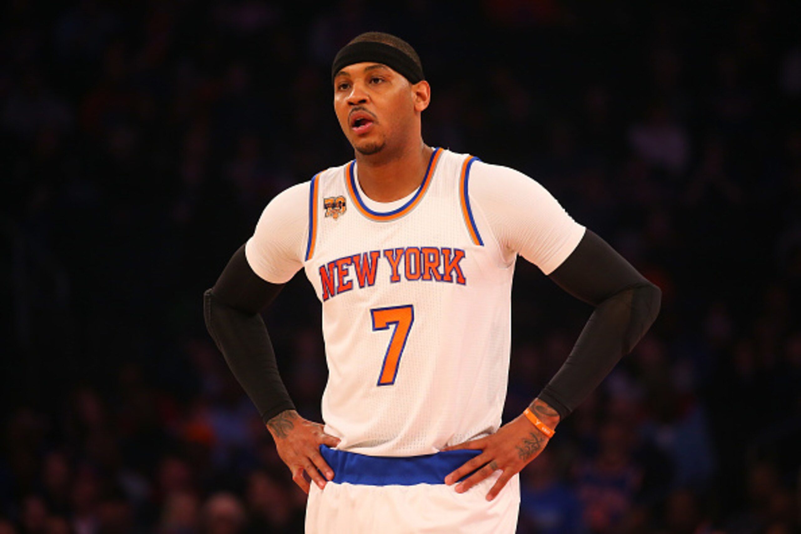 The New York Knicks have won one playoff series since acquiring Carmelo Anthony in 2011.