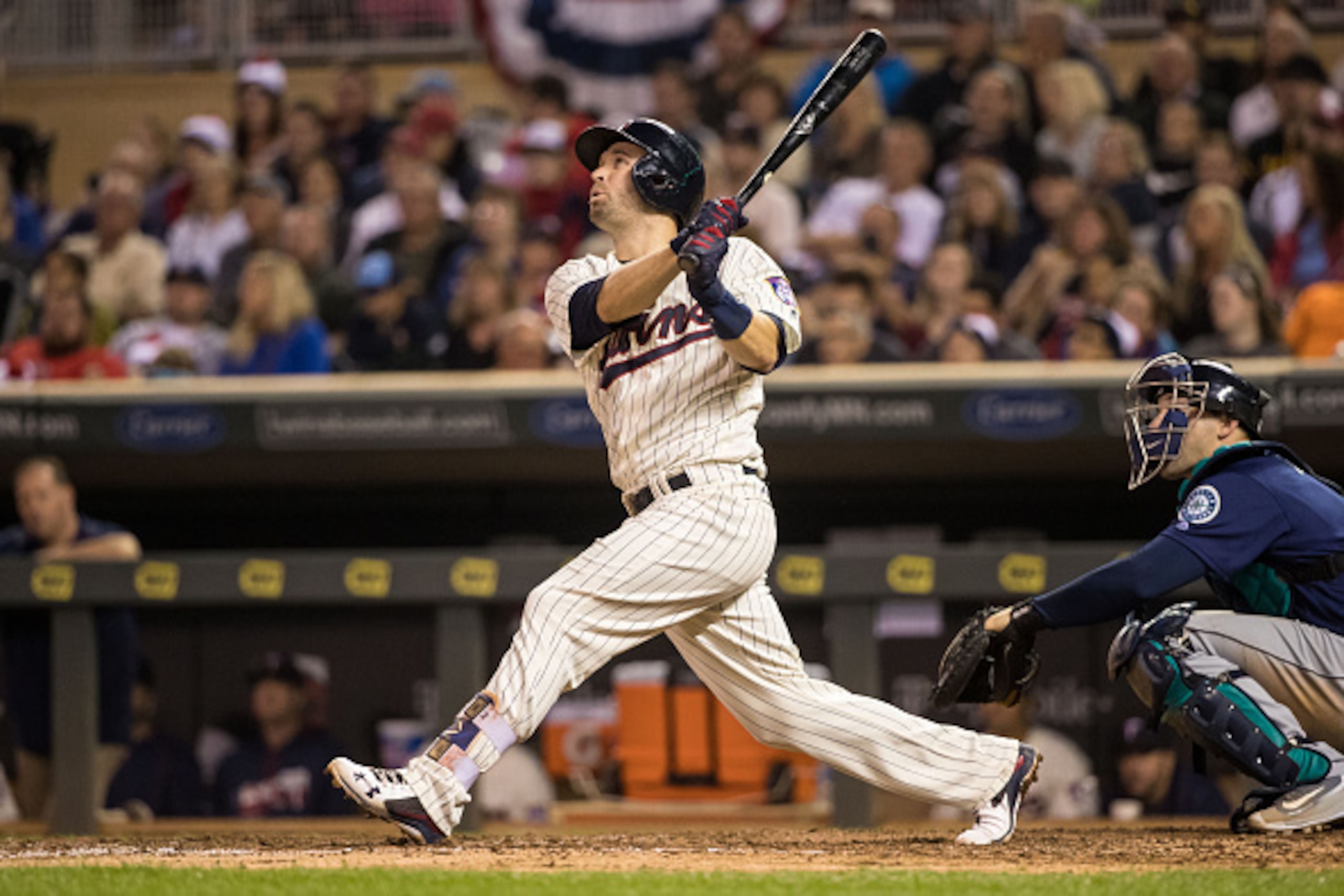 Brian Dozier boosted his trade value by hitting a career-high 42 home runs last season.