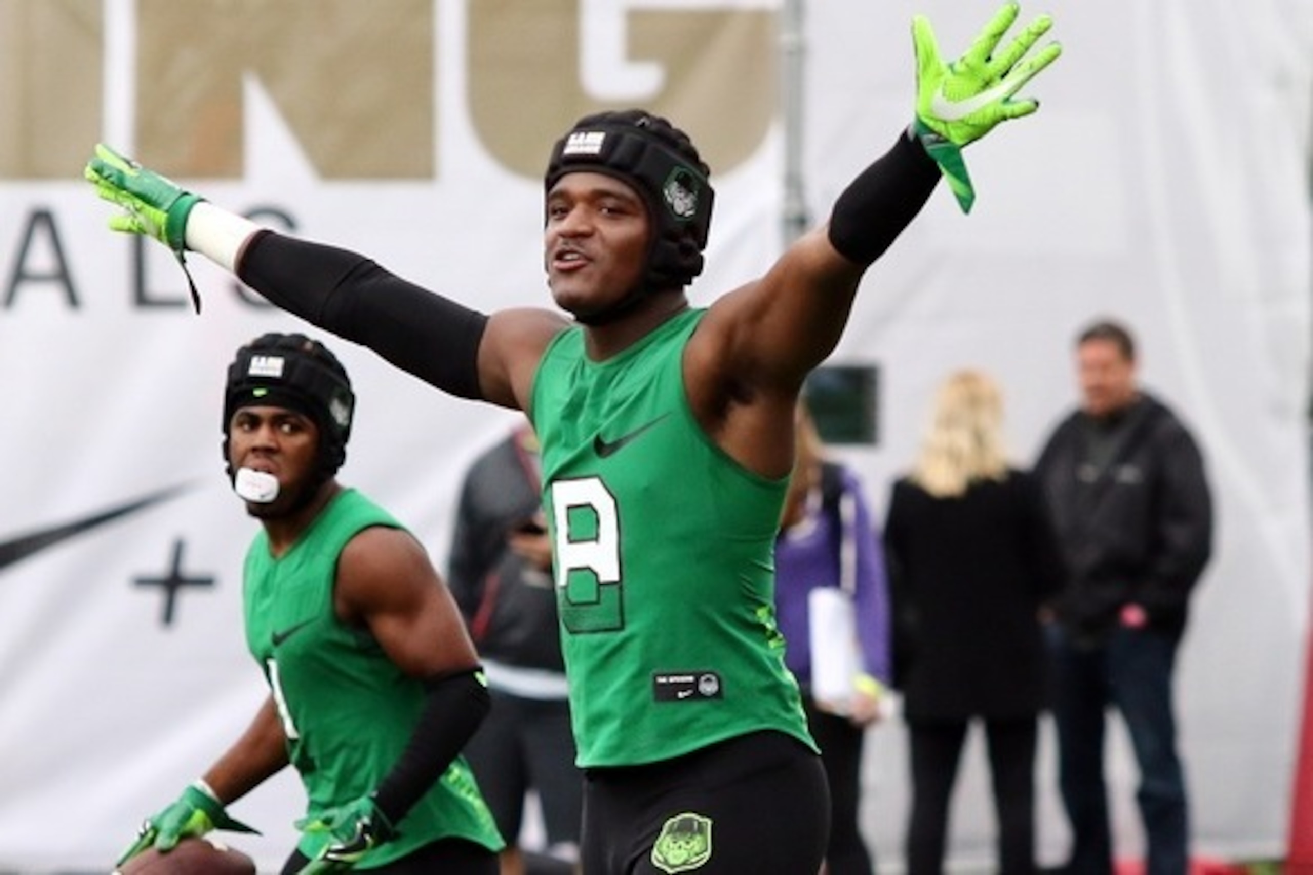 DeAngelo Gibbs, already enrolled at Georgia, shows star potential at multiple positions.