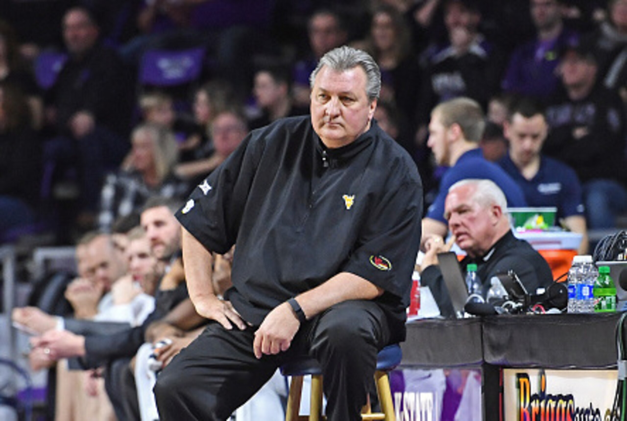 Bob Huggins was not amused by West Virginia's struggles this week.