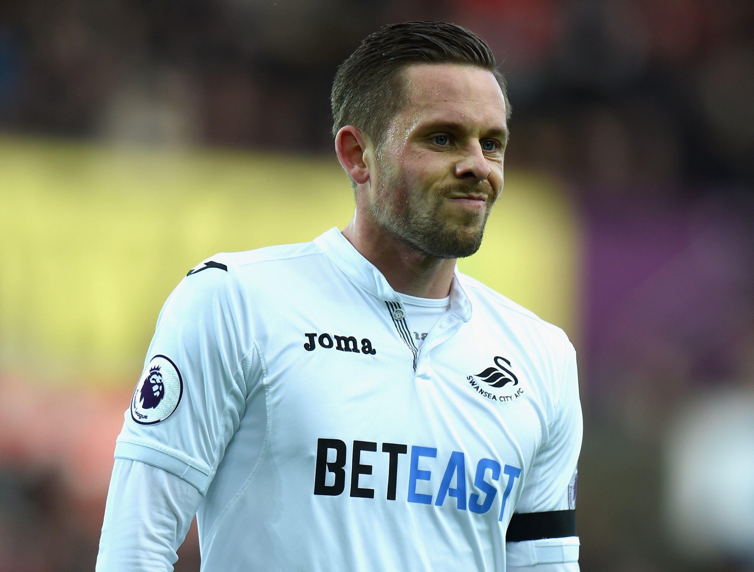 Gylfi Sigurdsson is in his second spell with Swansea City. Gylfi Sigurdsson is in his second spell with Swansea City.