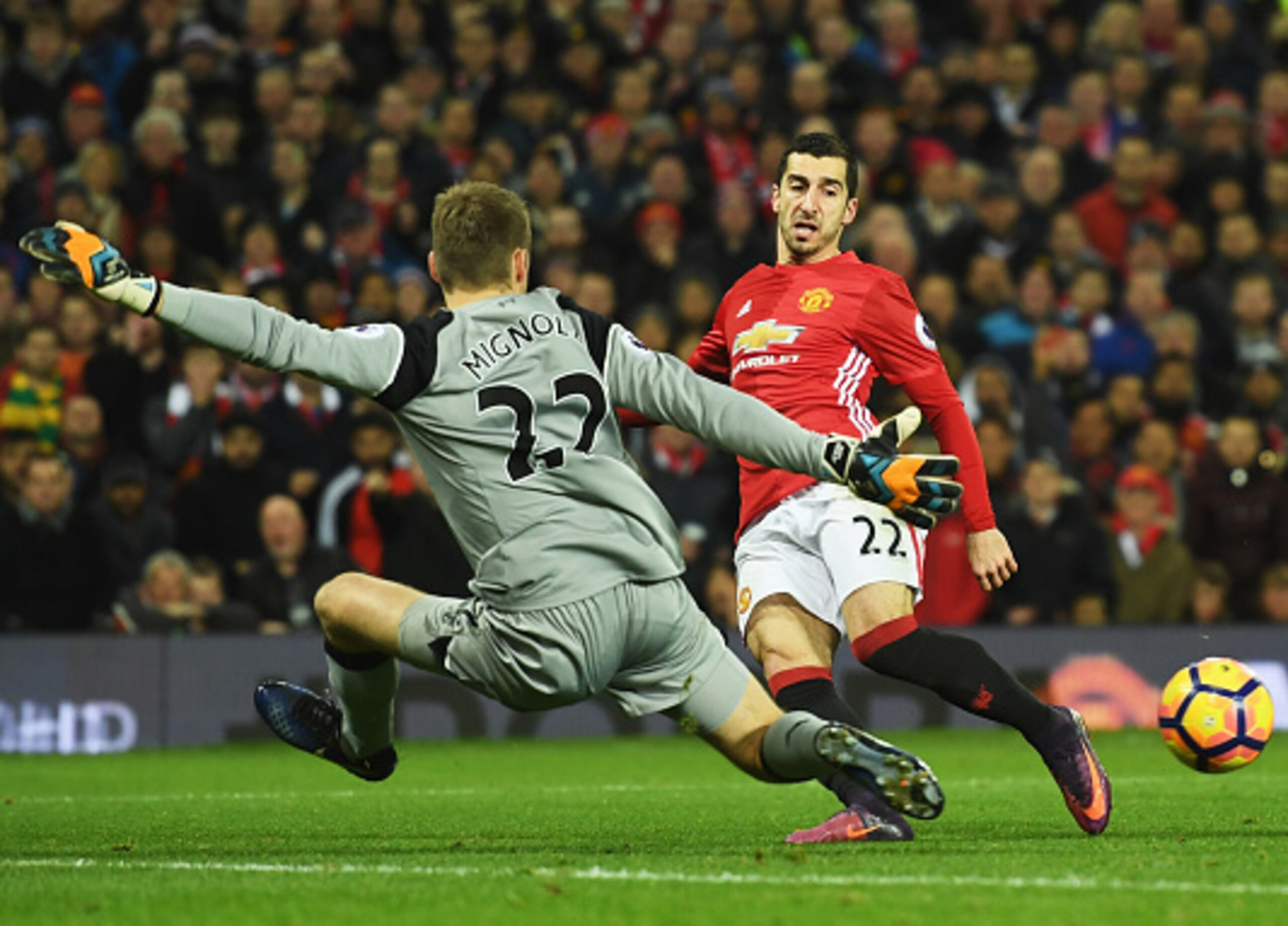 Henrikh Mkhitaryan and Simon Mignolet could have been team-mates at Anfield. Henrikh Mkhitaryan and Simon Mignolet could have been team-mates at Anfield.