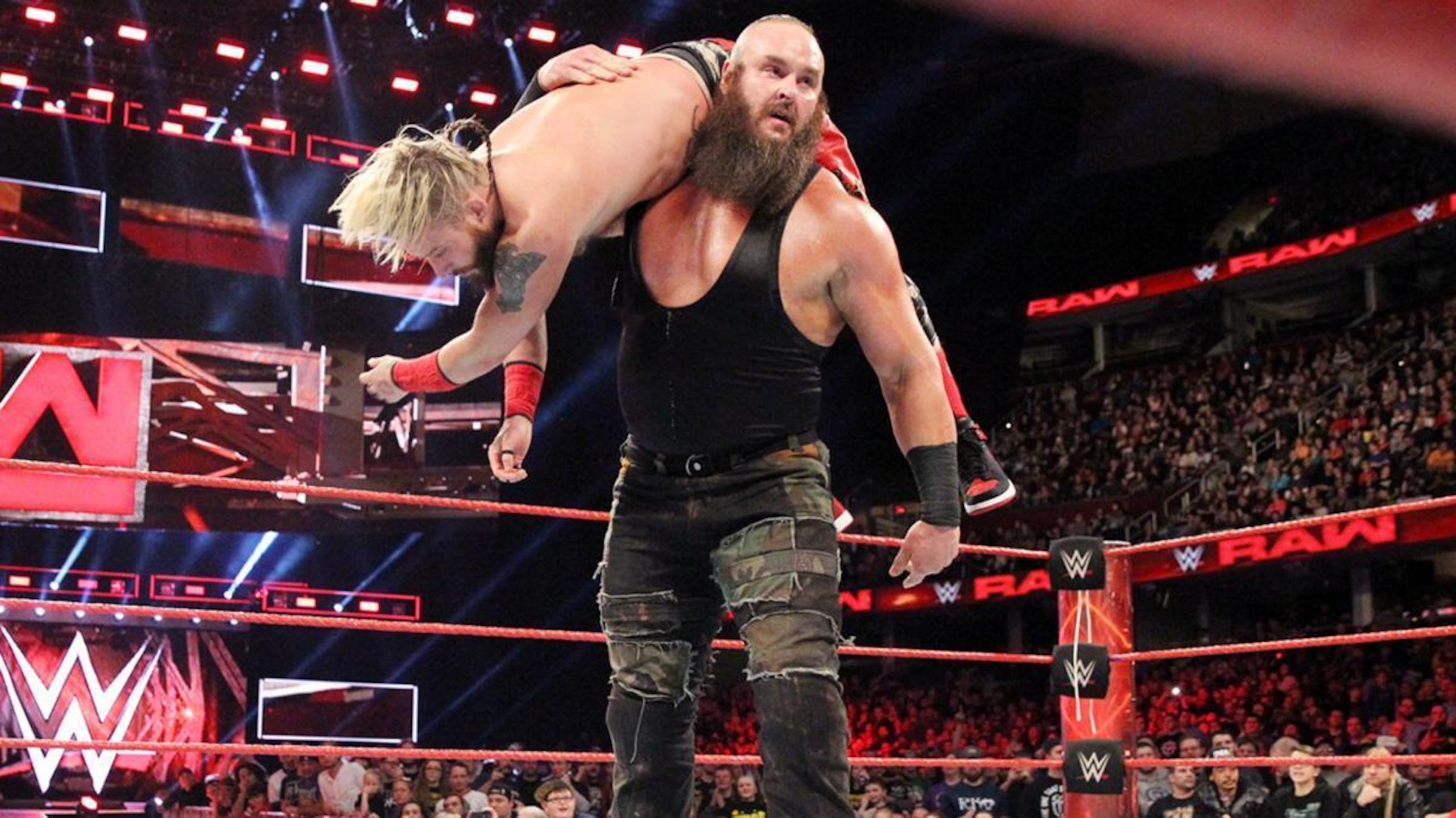 Braun Strowman is among the favorites to win the Royal Rumble this Sunday.