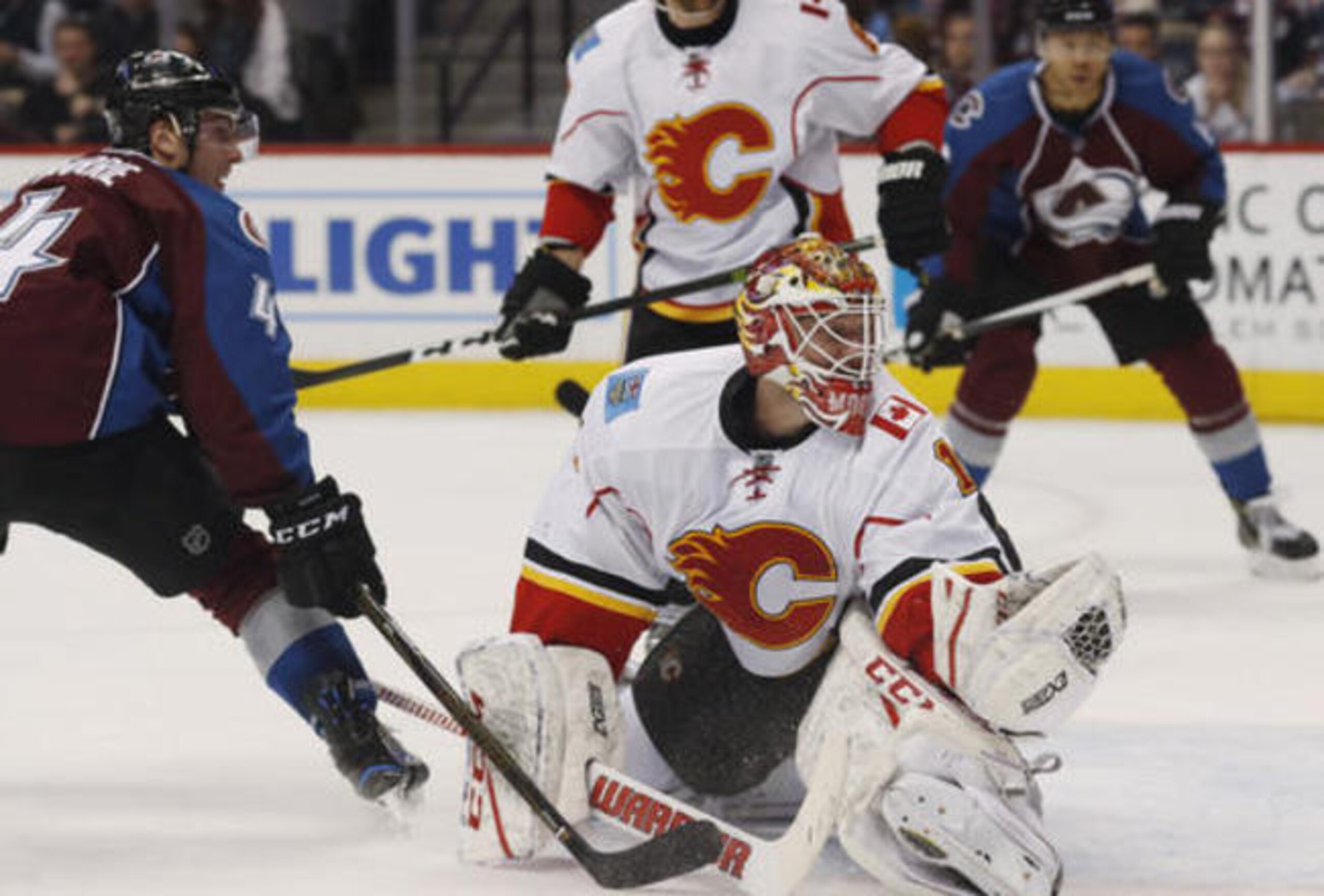 It's been an up-and-down season for goalie Brian Elliott and the Flames. It's been an up-and-down season for goalie Brian Elliott and the Flames.