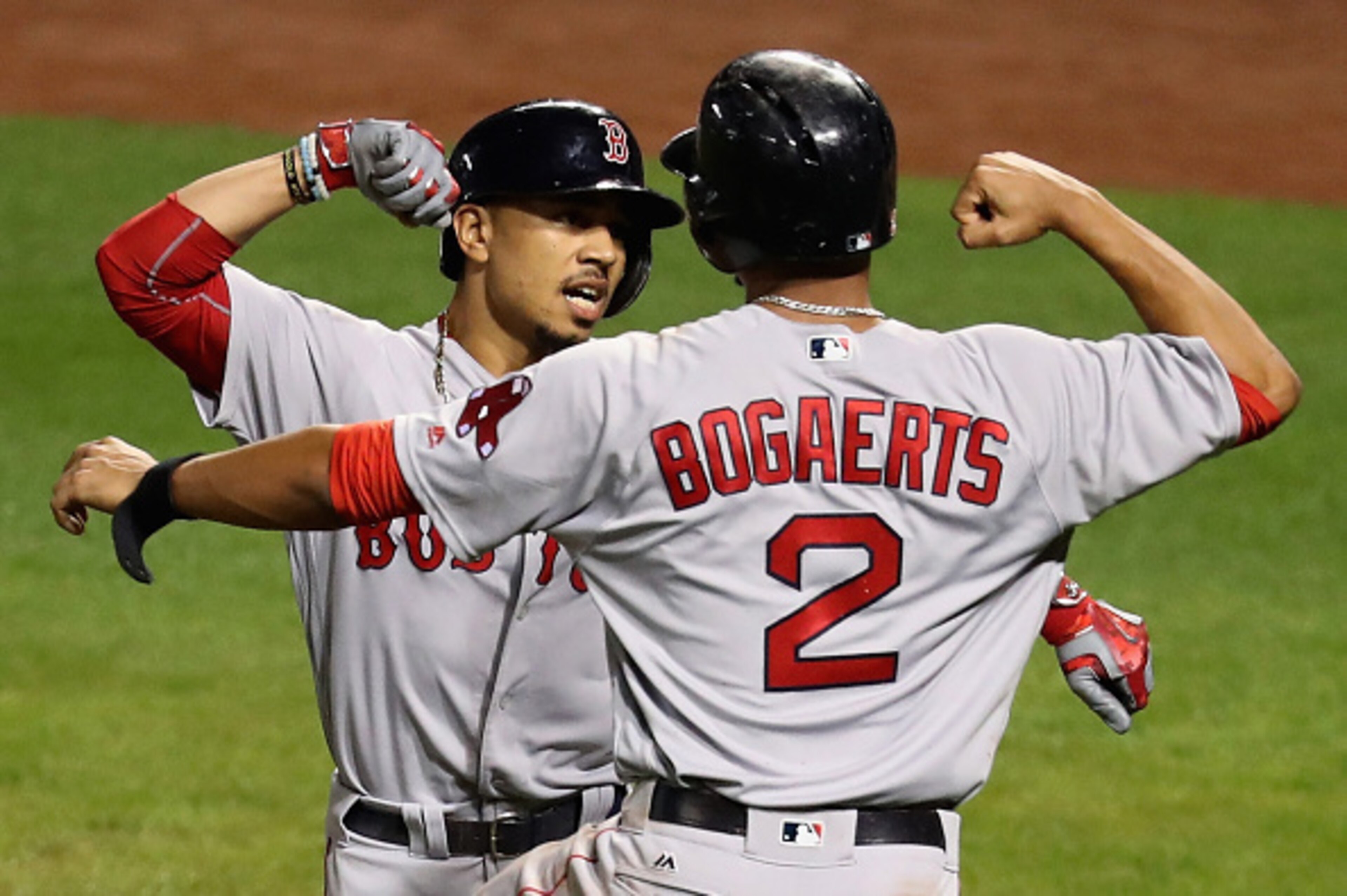 RF Mookie Betts & SS Xander Bogaerts RF Mookie Betts & SS Xander Bogaerts