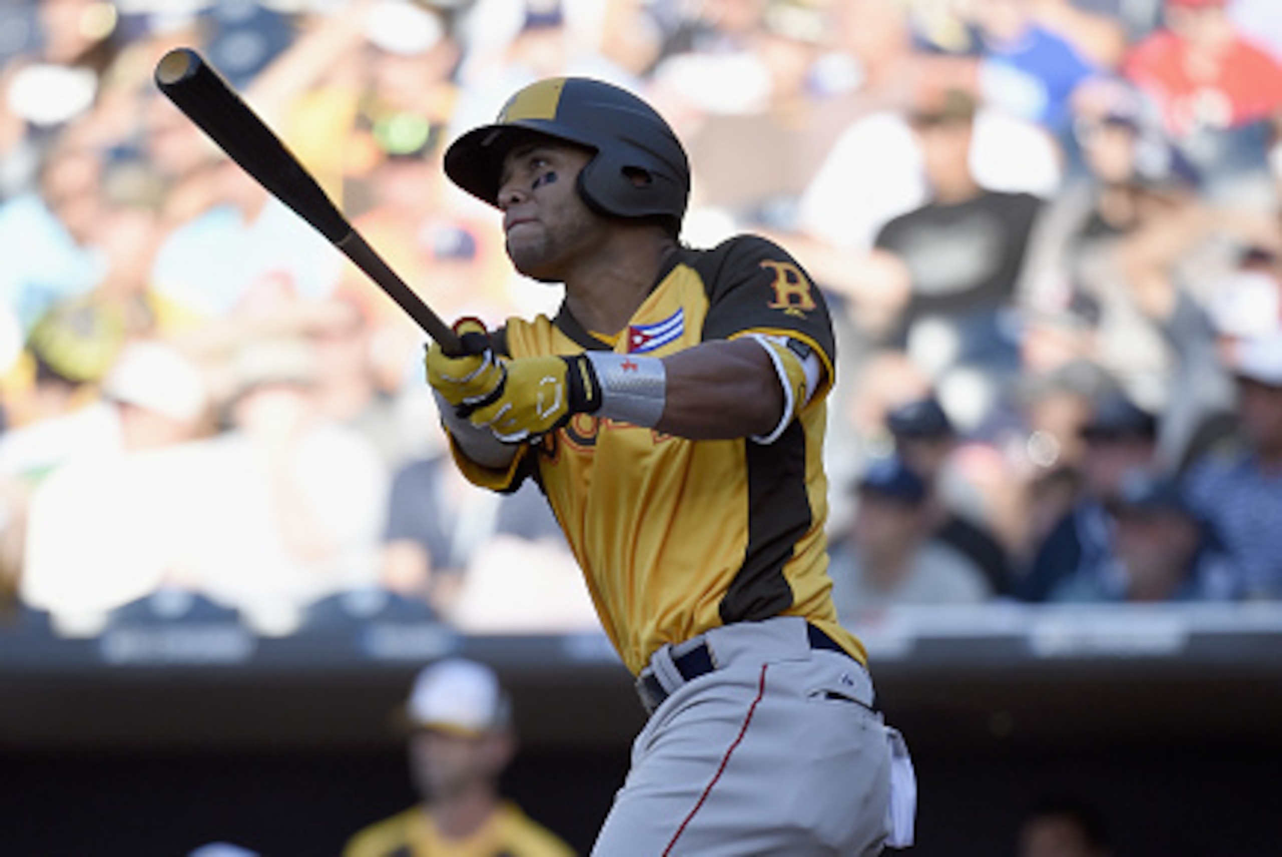 Chicago White Sox infielder Yoan Moncada.