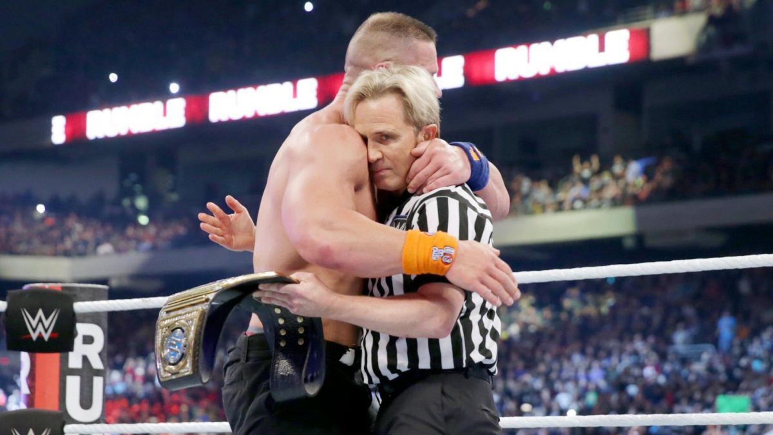 Charles Robinson be consoling rather than congratulating John Cena this time around.