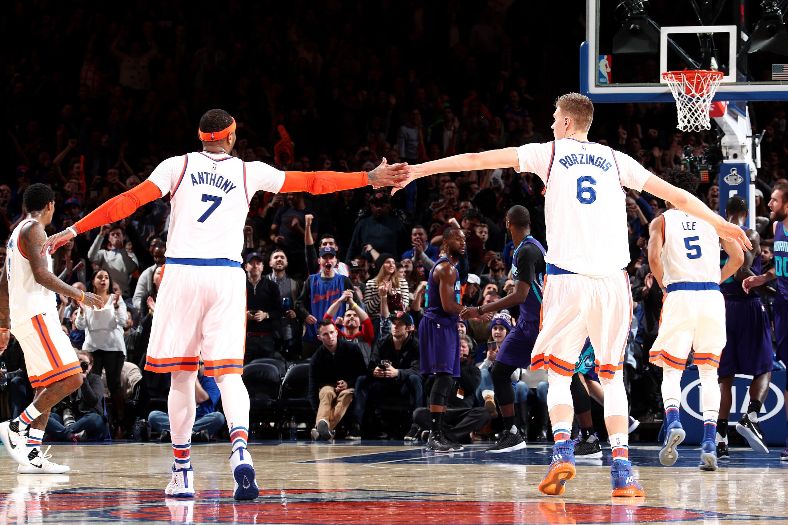 If Melo is gone, is Porzingis ready to take the baton?