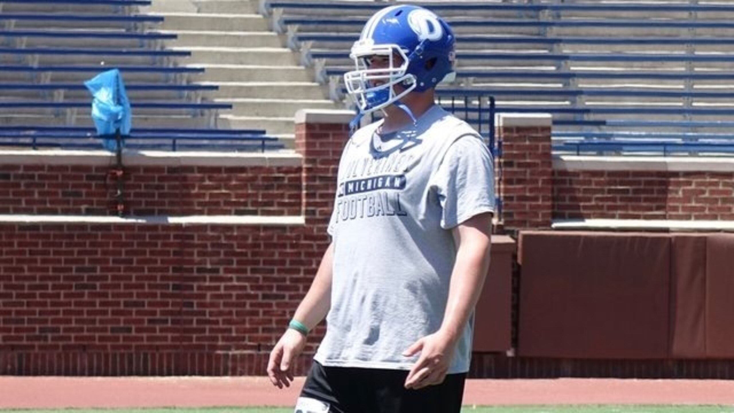 Andrew Stueber is built to make a quick impact at Michigan.