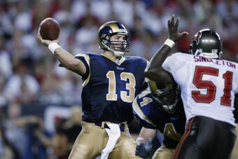 Kurt Warner led an all-time great St. Louis Rams offense after spending three seasons in the Arena Football League.
