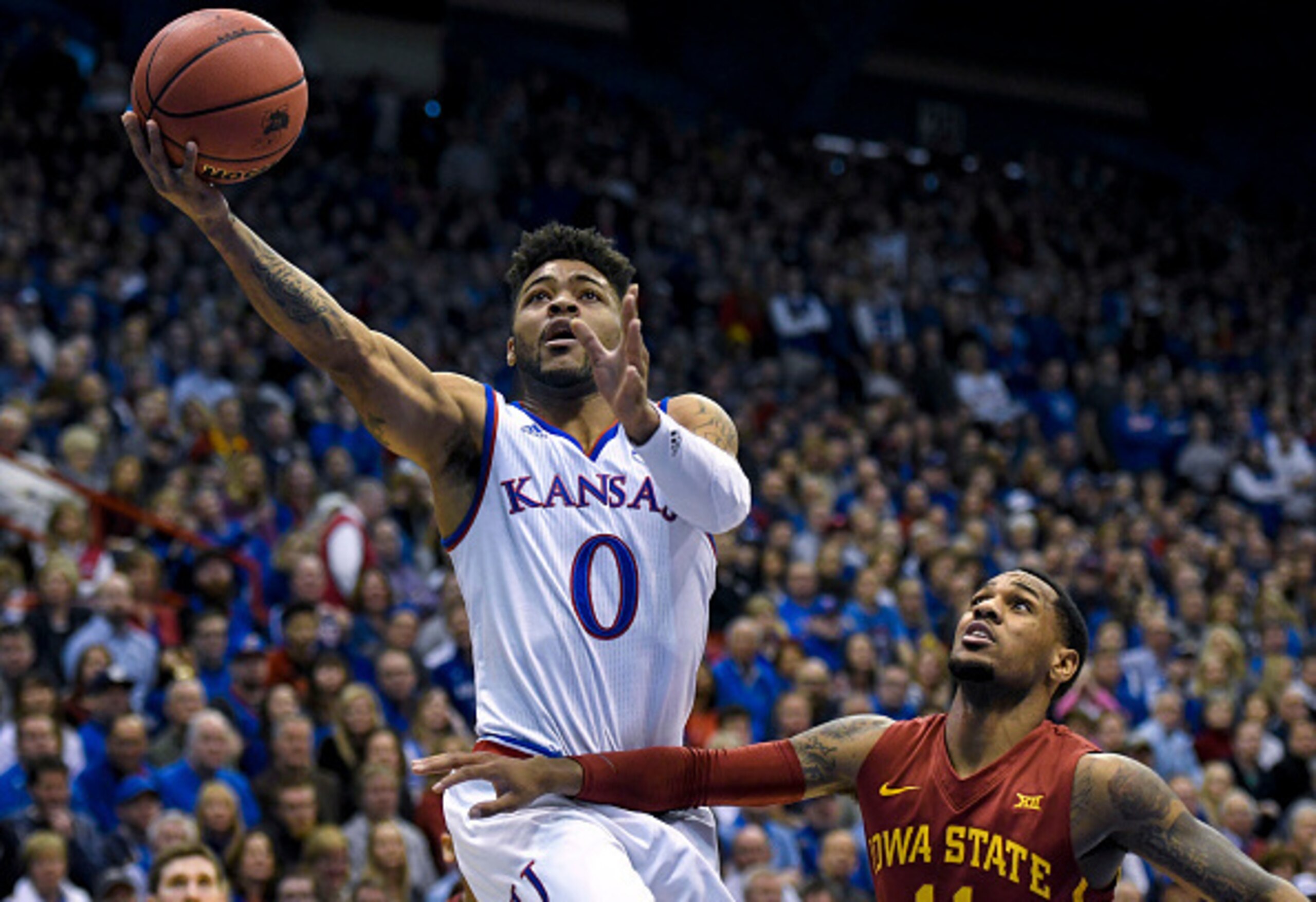 Kansas lost a game, but it didn't lose any ground in its quest for a No. 1 seed.
