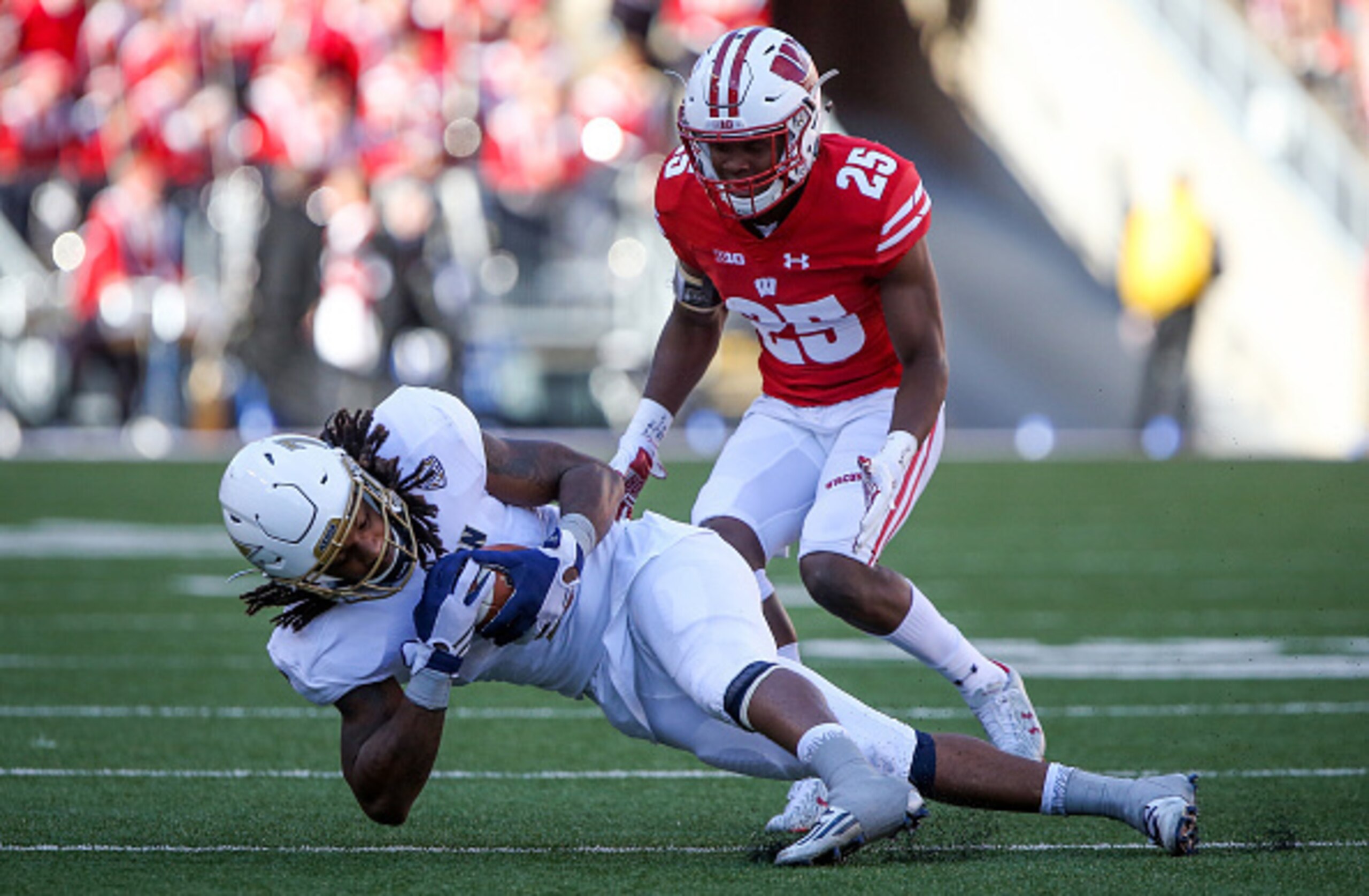 Akron's Jerome Lane has the size that many current Patriots receivers lack. Akron's Jerome Lane has the size that many current Patriots receivers lack.