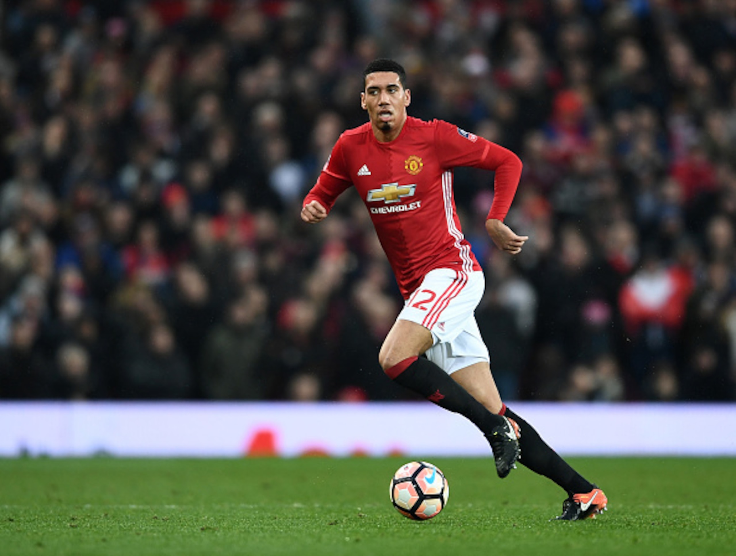 Smalling is fourth-choice centre-back at United.