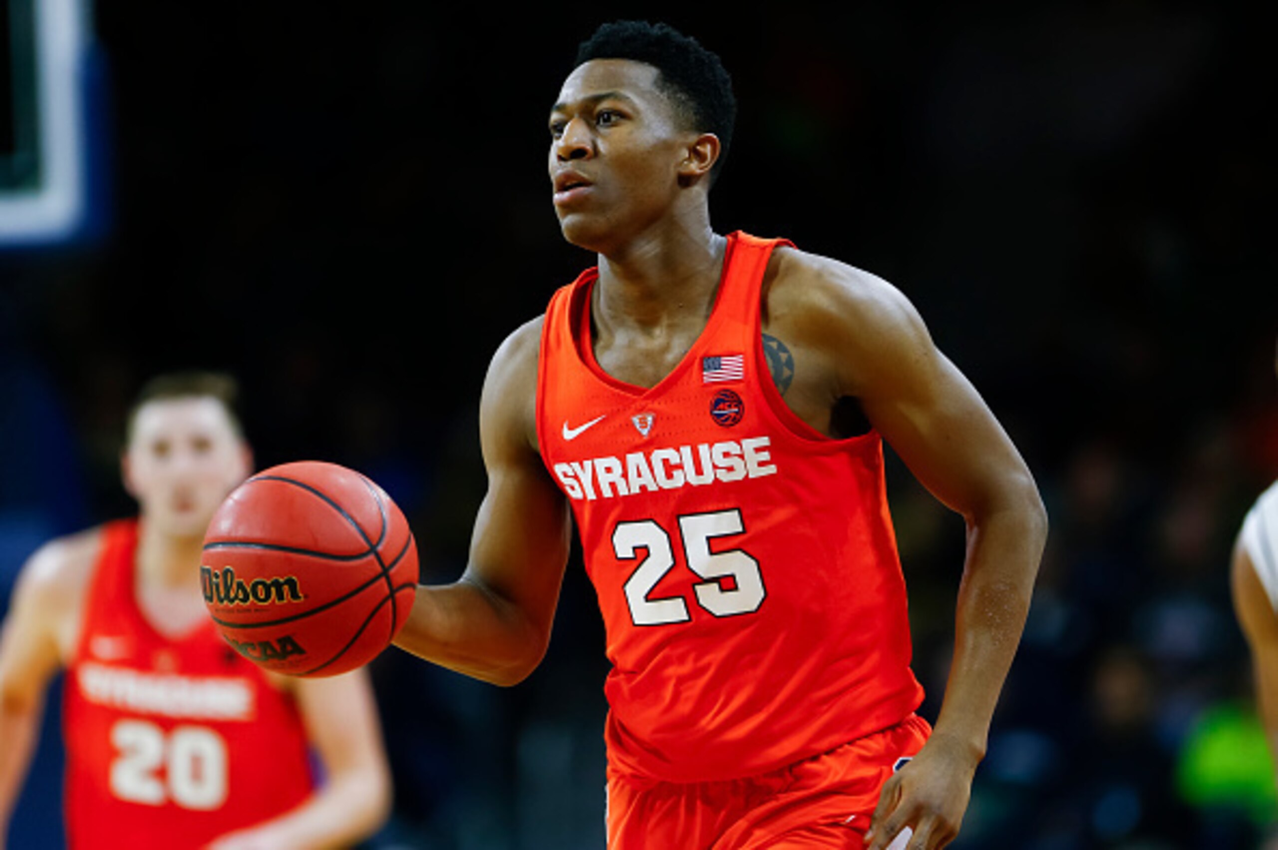 Tyus Battle hit the shot that kept Syracuse in the projected field.